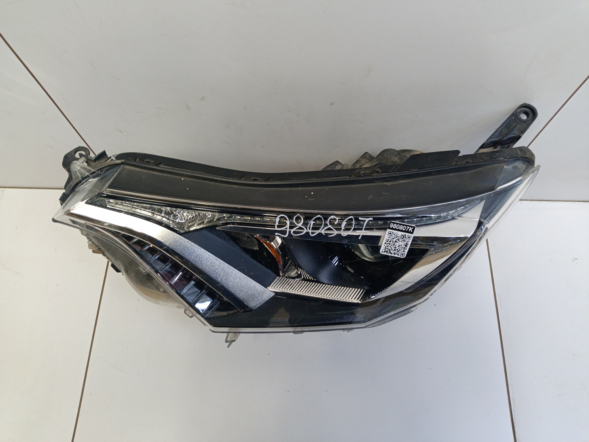 Фара передняя левая Toyota RAV4 CA40 Restail галоген линза ДХО