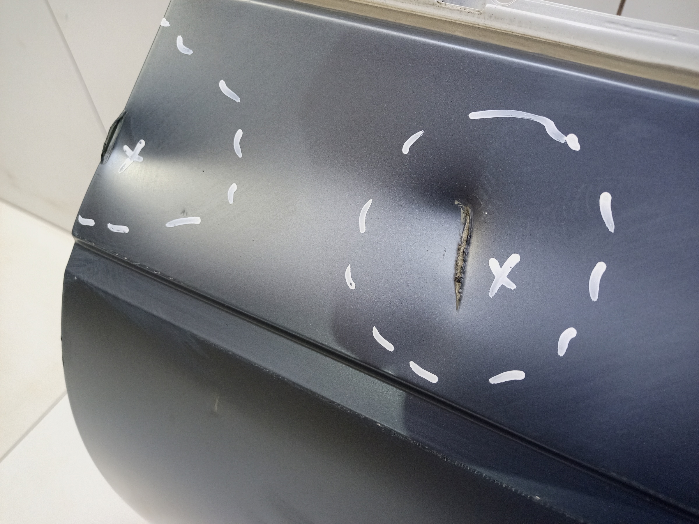 Дверь задняя левая Audi A4 B9 Sedan