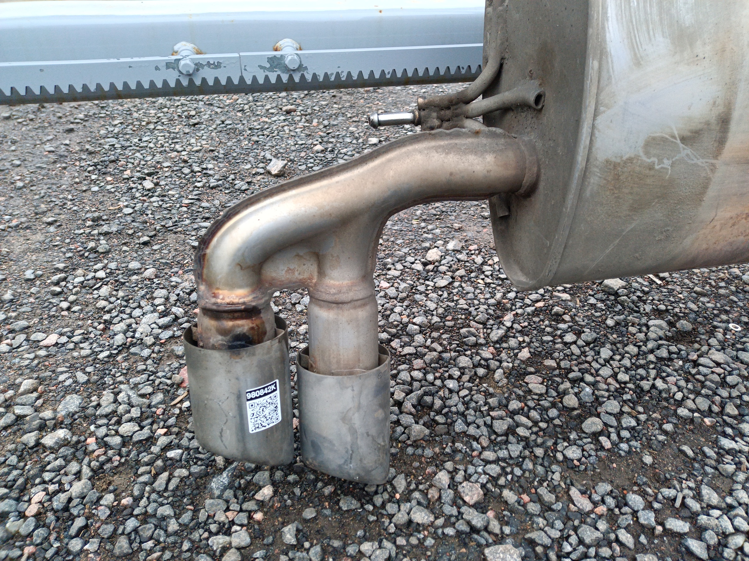 Глушитель задняя часть Geely Coolray