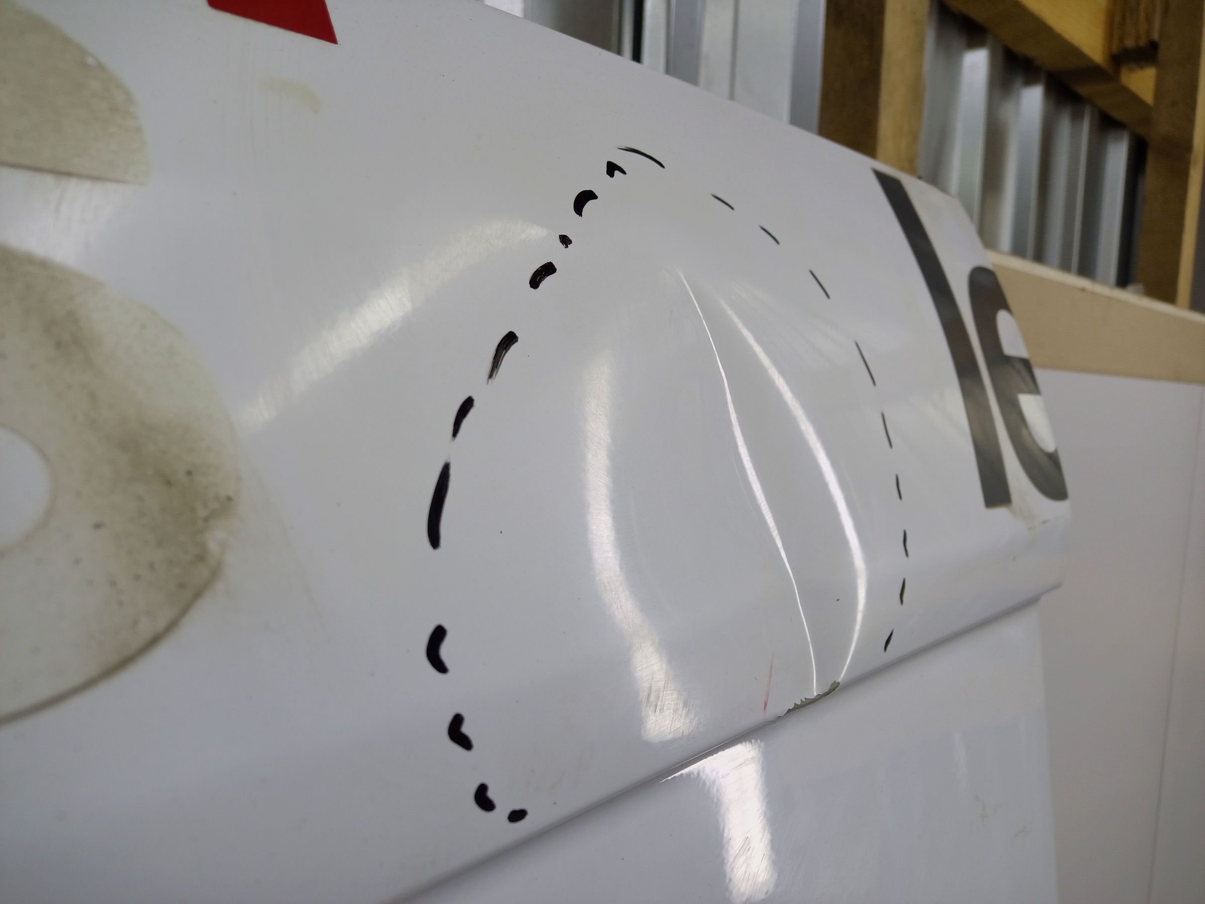 Дверь задняя левая распашная глухая Ford Transit 7 190см