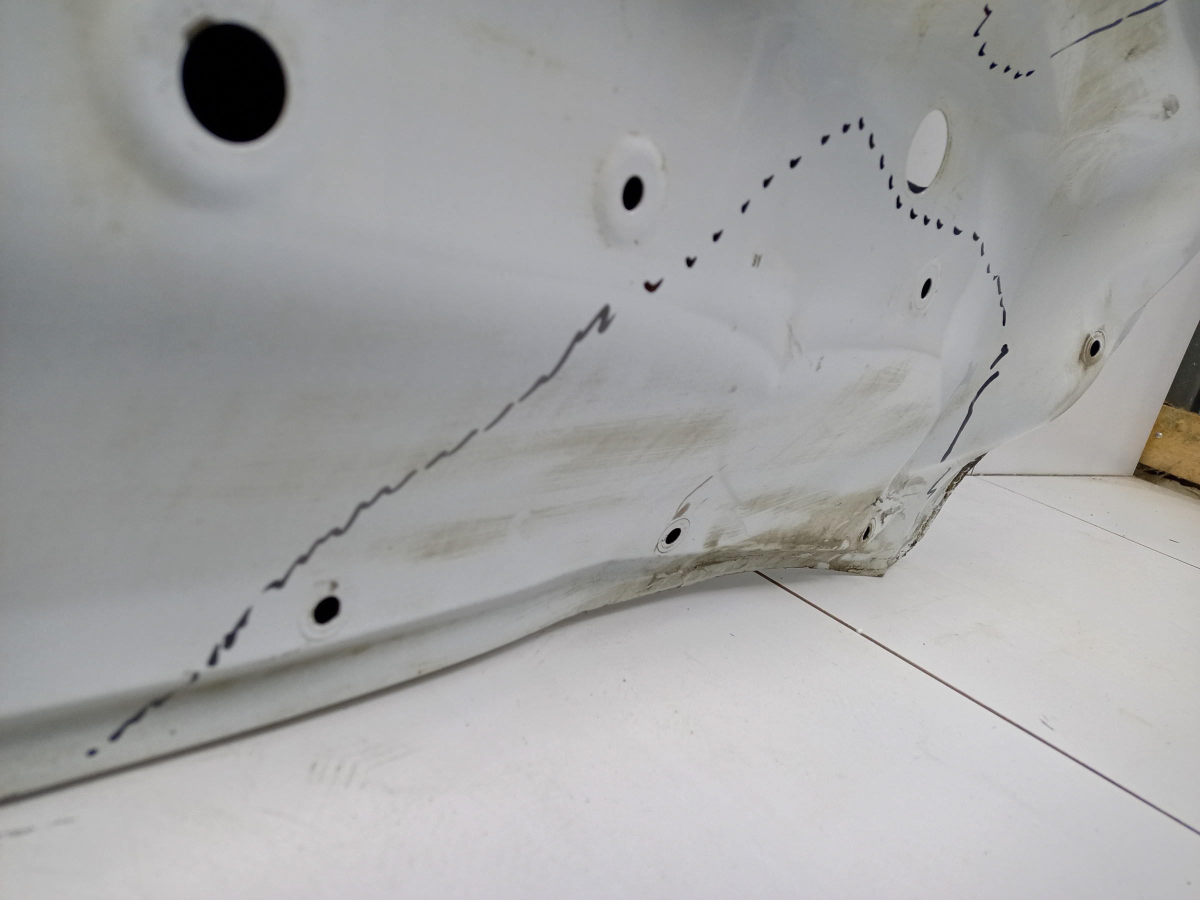 Дверь задняя левая распашная глухая Ford Transit 7 190см