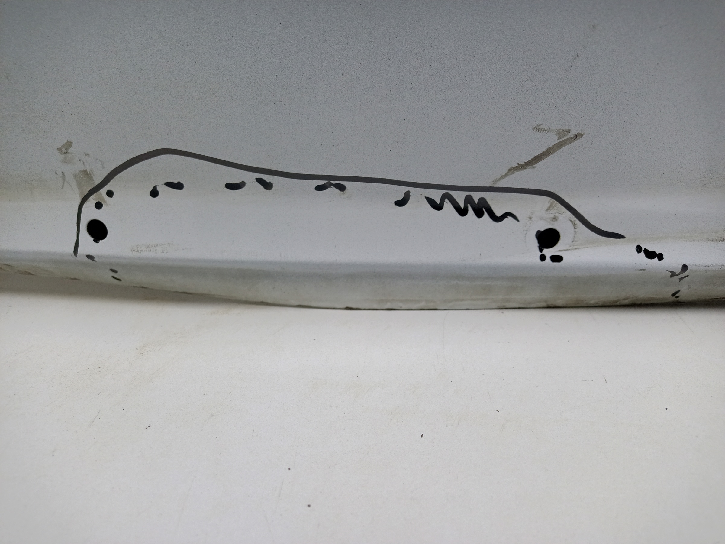 Дверь задняя правая распашная глухая Ford Transit 7 190см