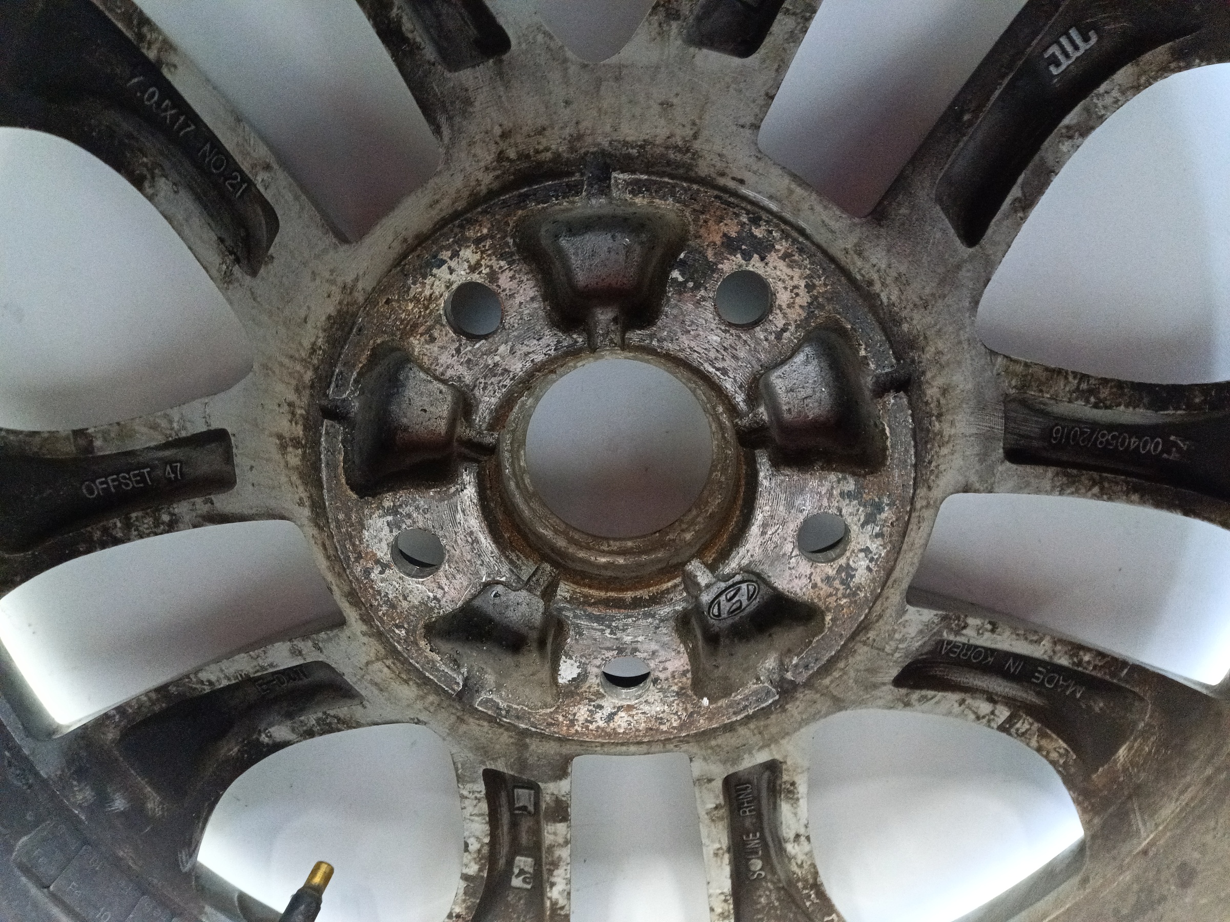 Диск колеса литой Hyundai Santa Fe 4 R17