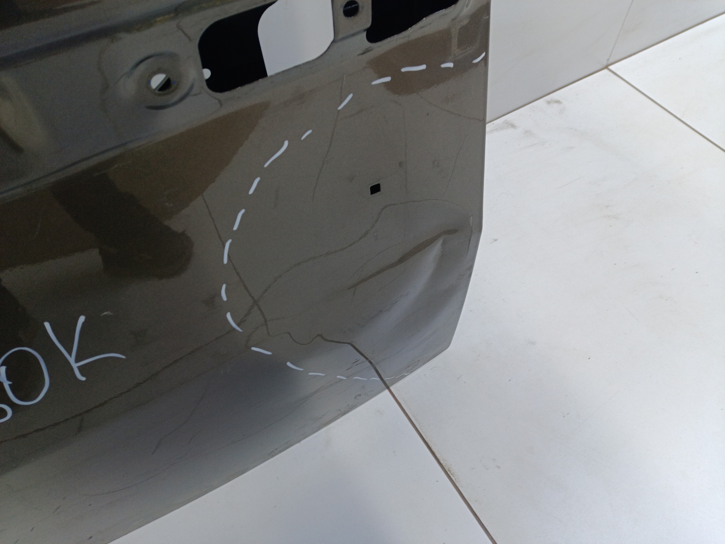 Дверь задняя левая распашная Lada Largus под стекло