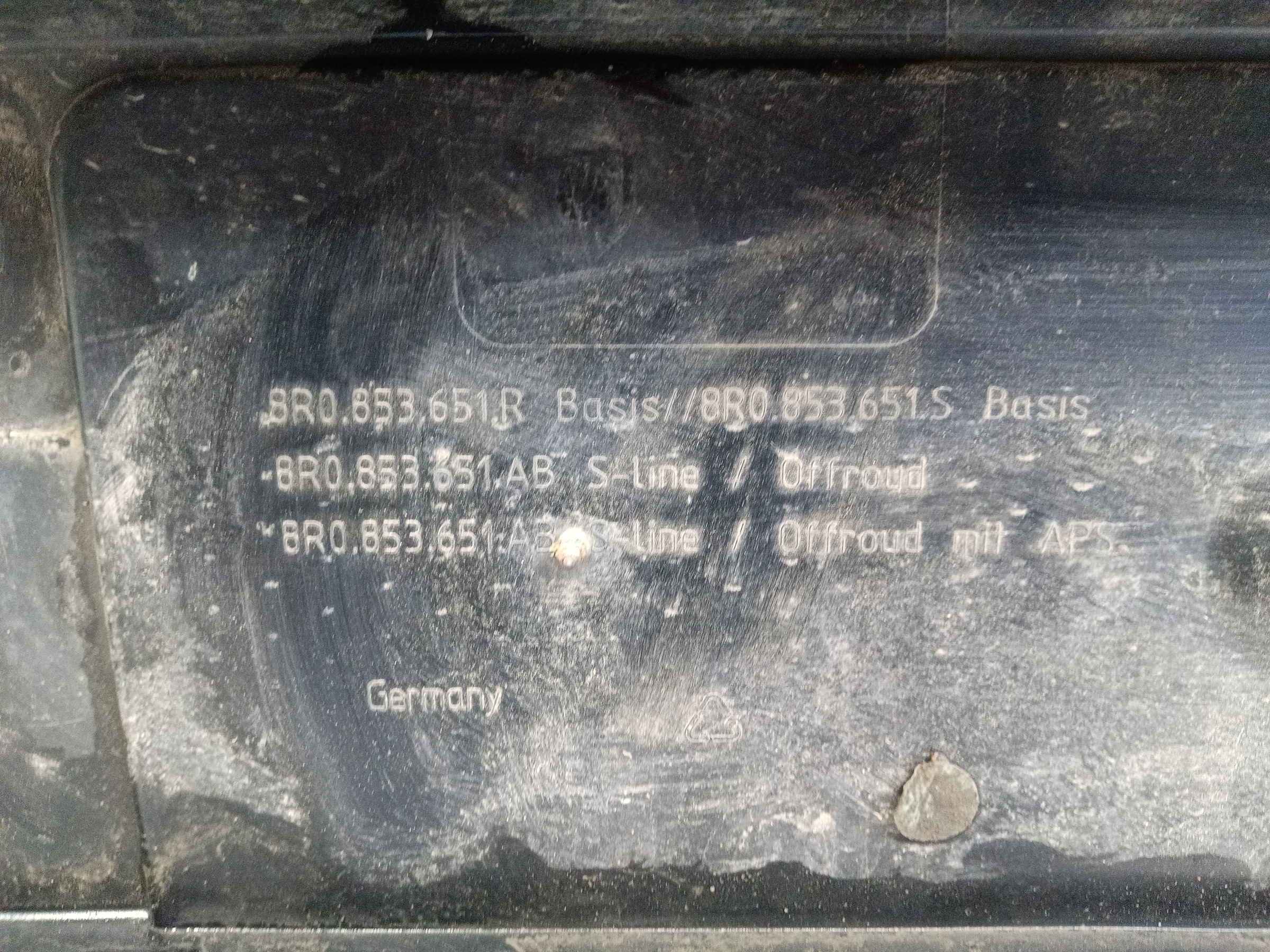 Решетка радиатора Audi Q5 1 Restail