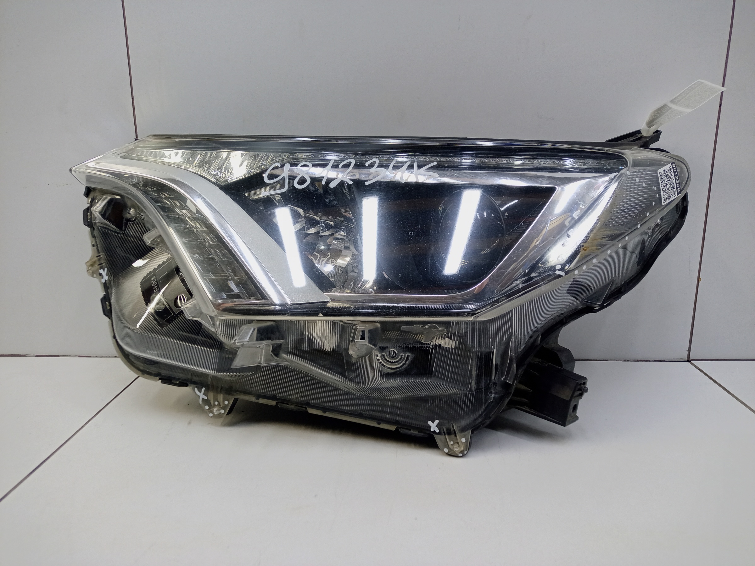 Фара передняя левая Toyota RAV4 CA40 Restail галоген линза ДХО