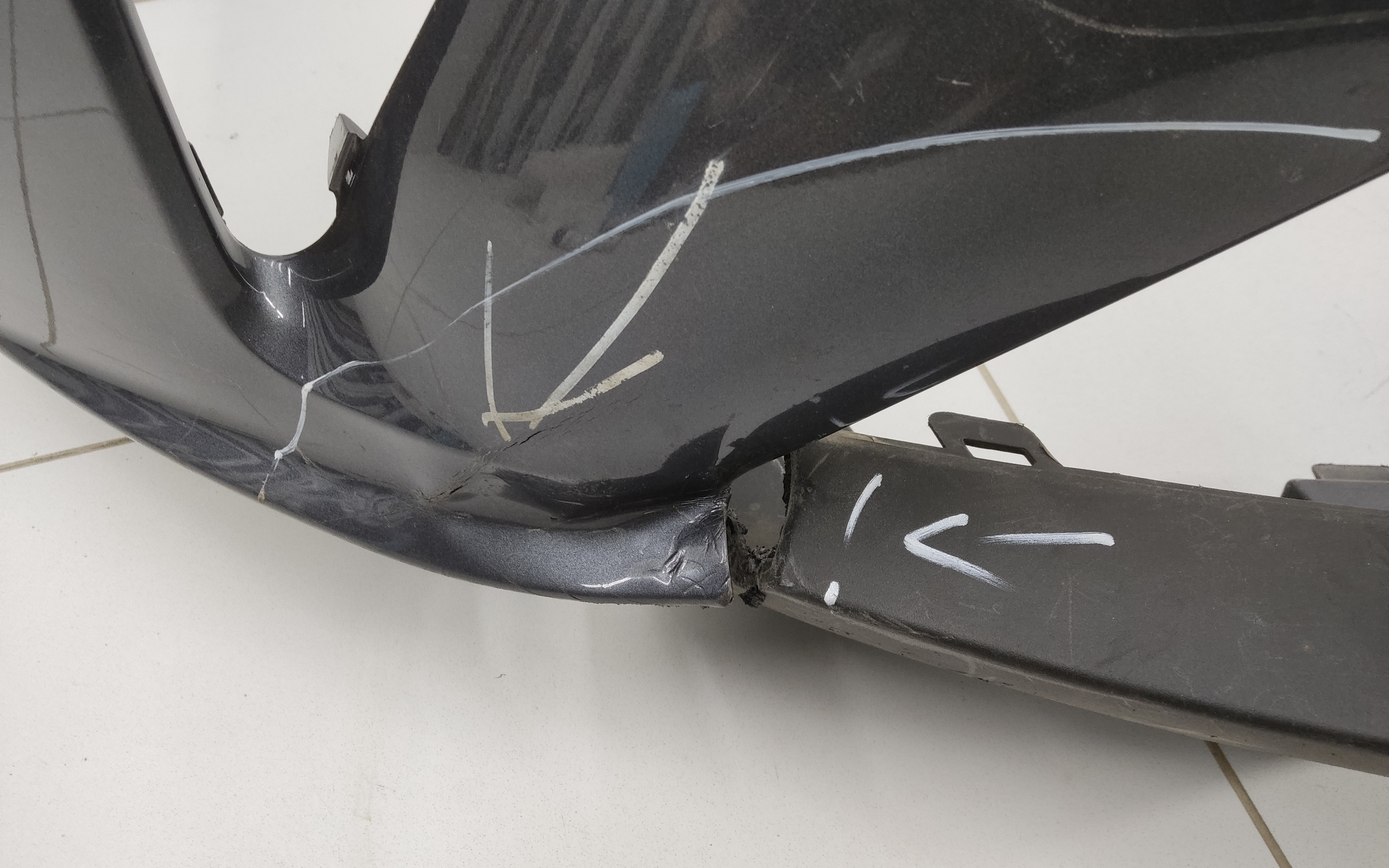 Бампер передний Kia Rio 4 Restail