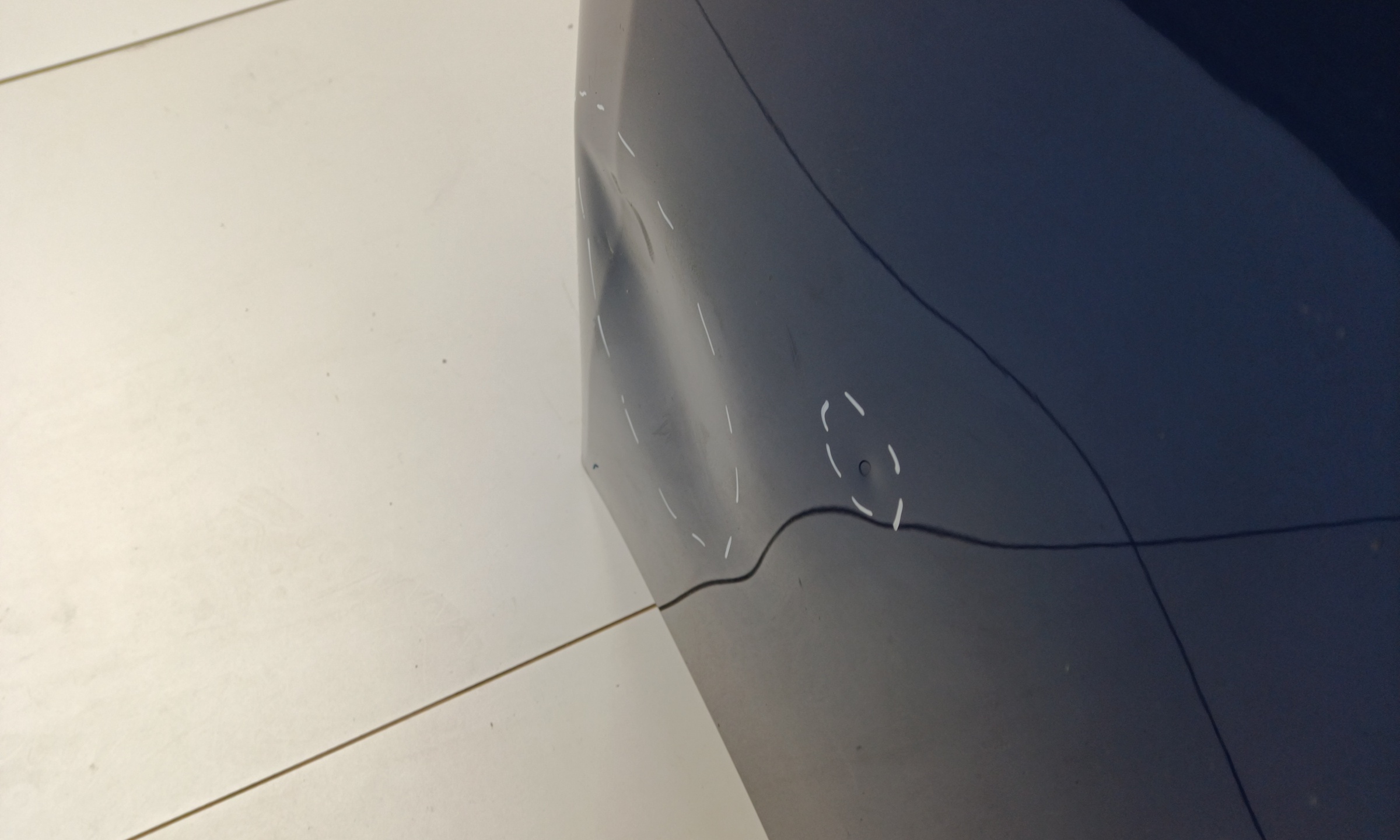 Капот Kia Rio 4 Restail не под эмблему