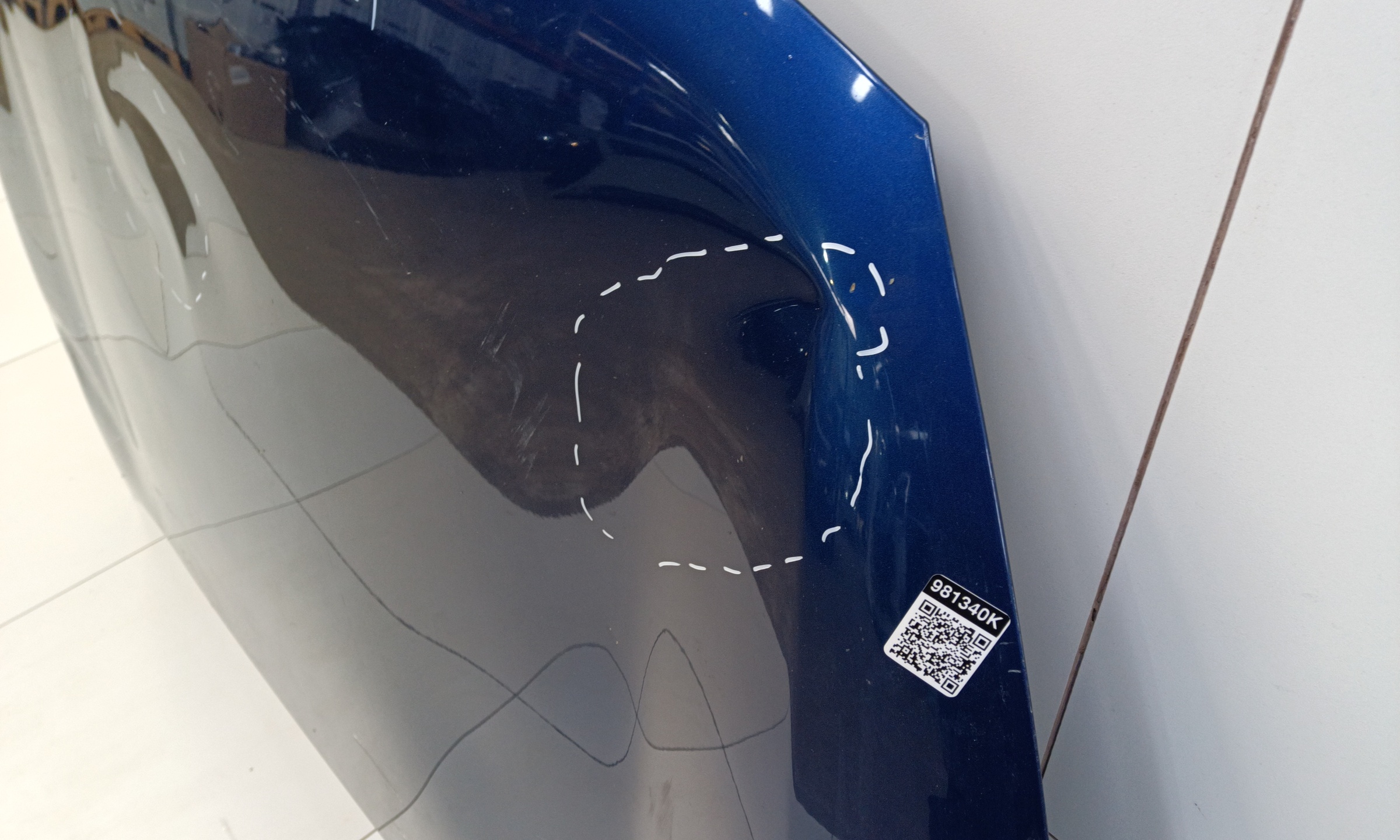 Капот Kia Rio 4 Restail не под эмблему