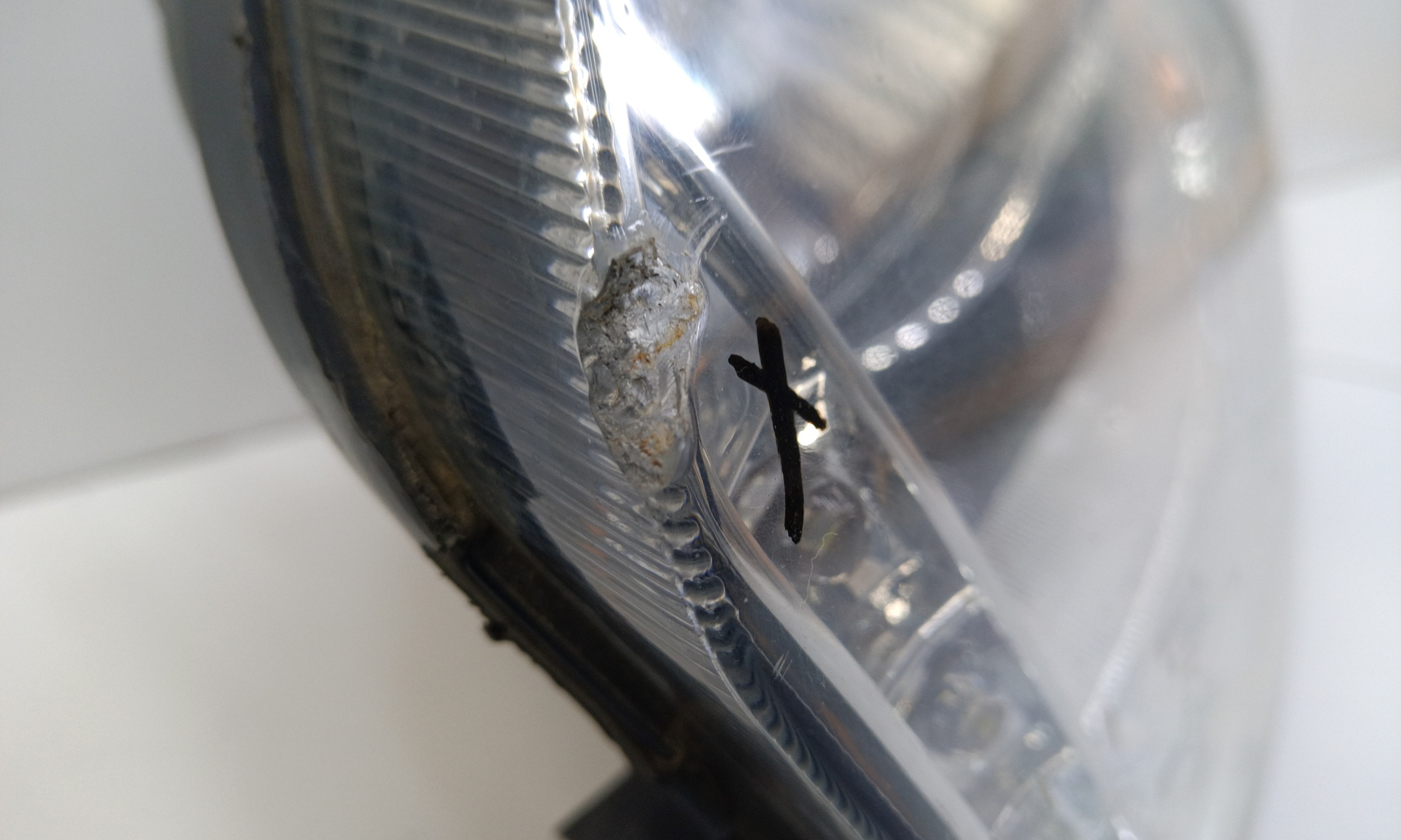 Фара передняя левая UAZ Patriot Restail 2 галоген с ДХО