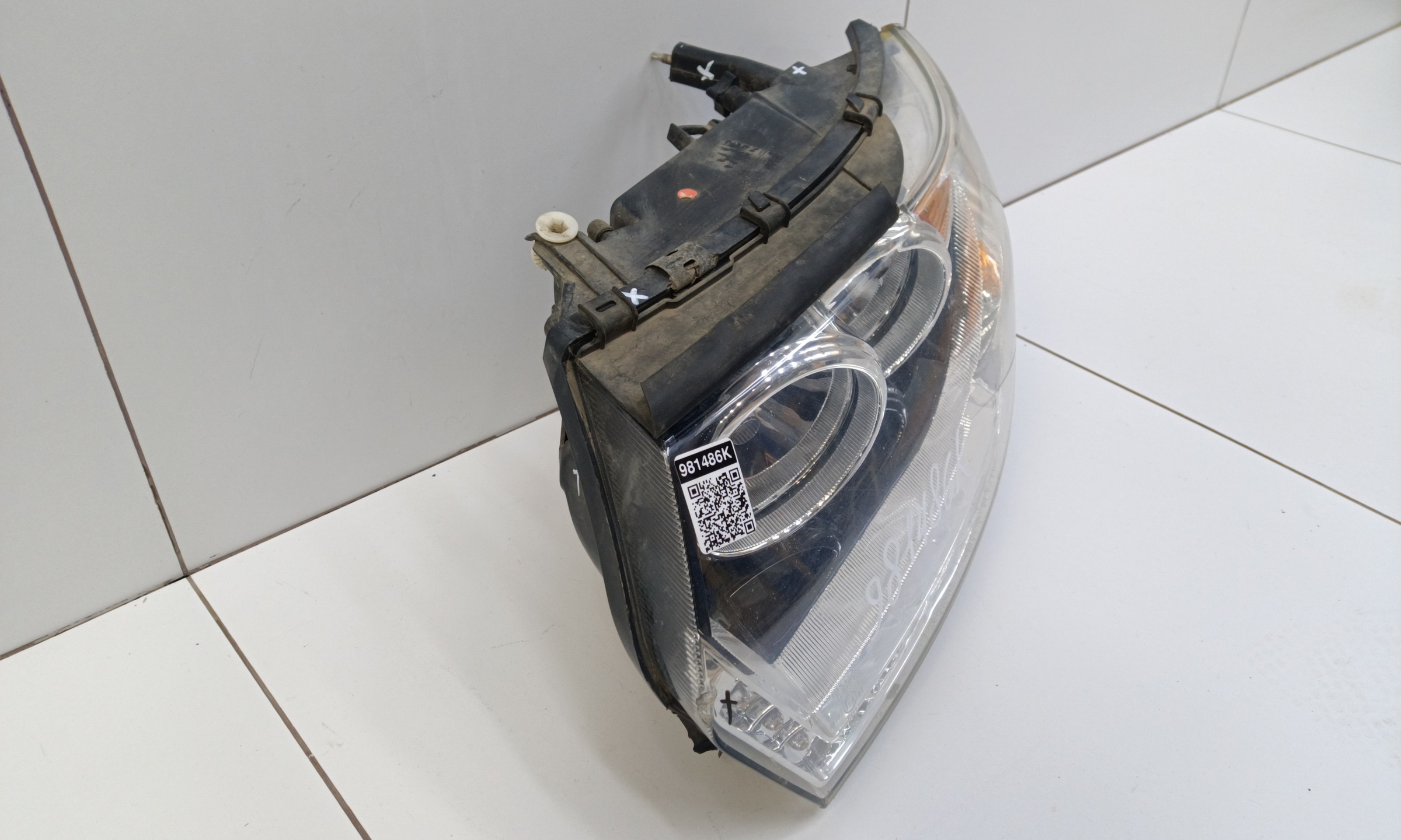 Фара передняя левая UAZ Patriot Restail 2 галоген с ДХО