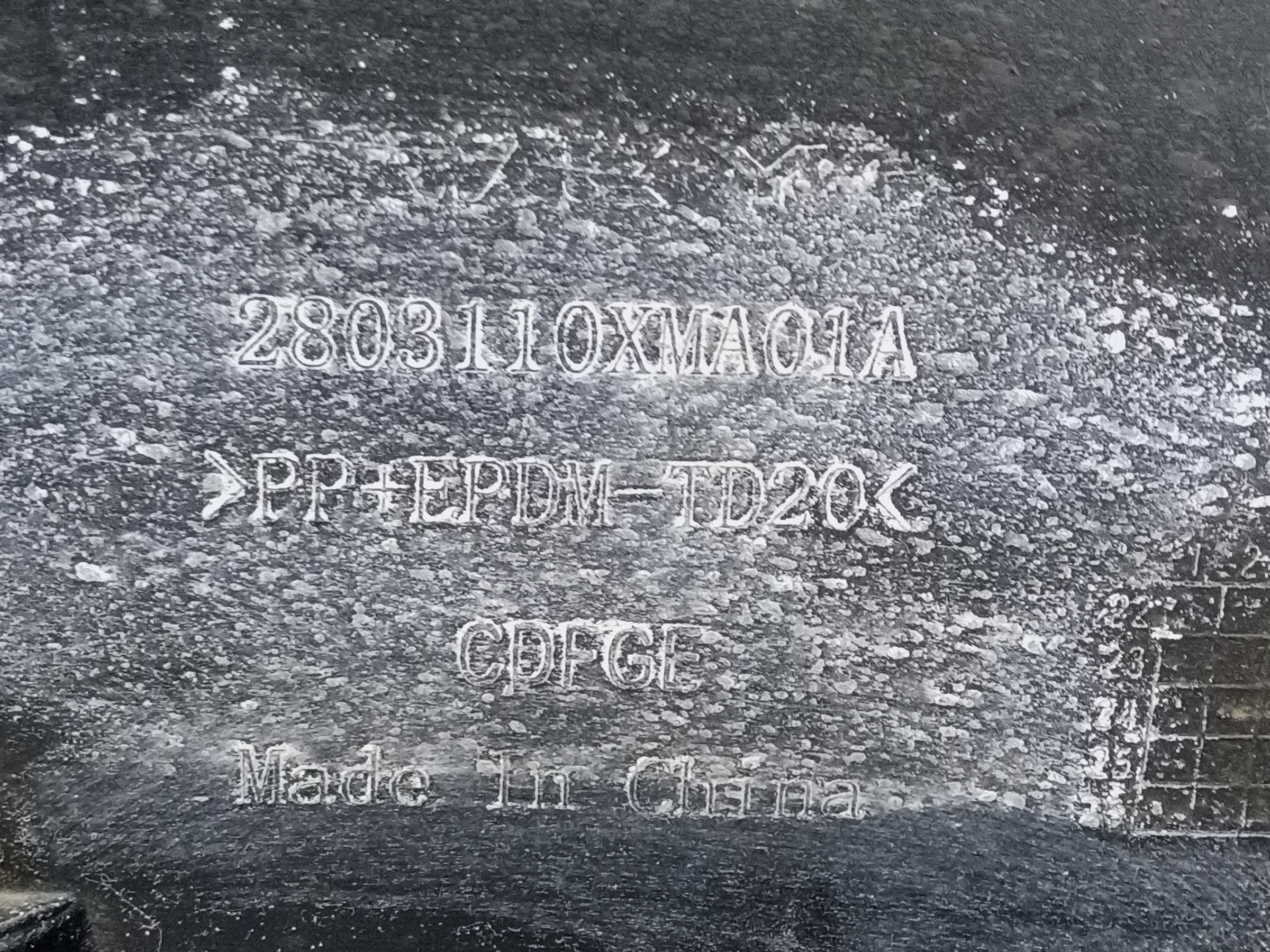 Бампер передний Wey 80