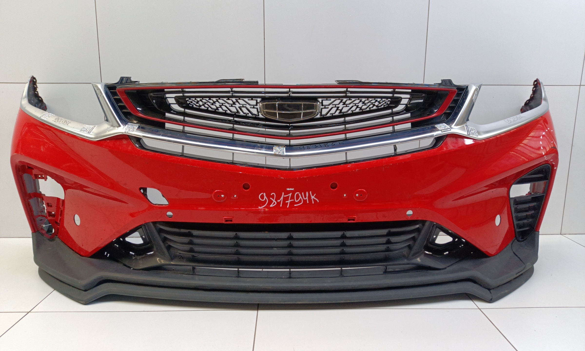 Бампер передний Geely Coolray под парктроник