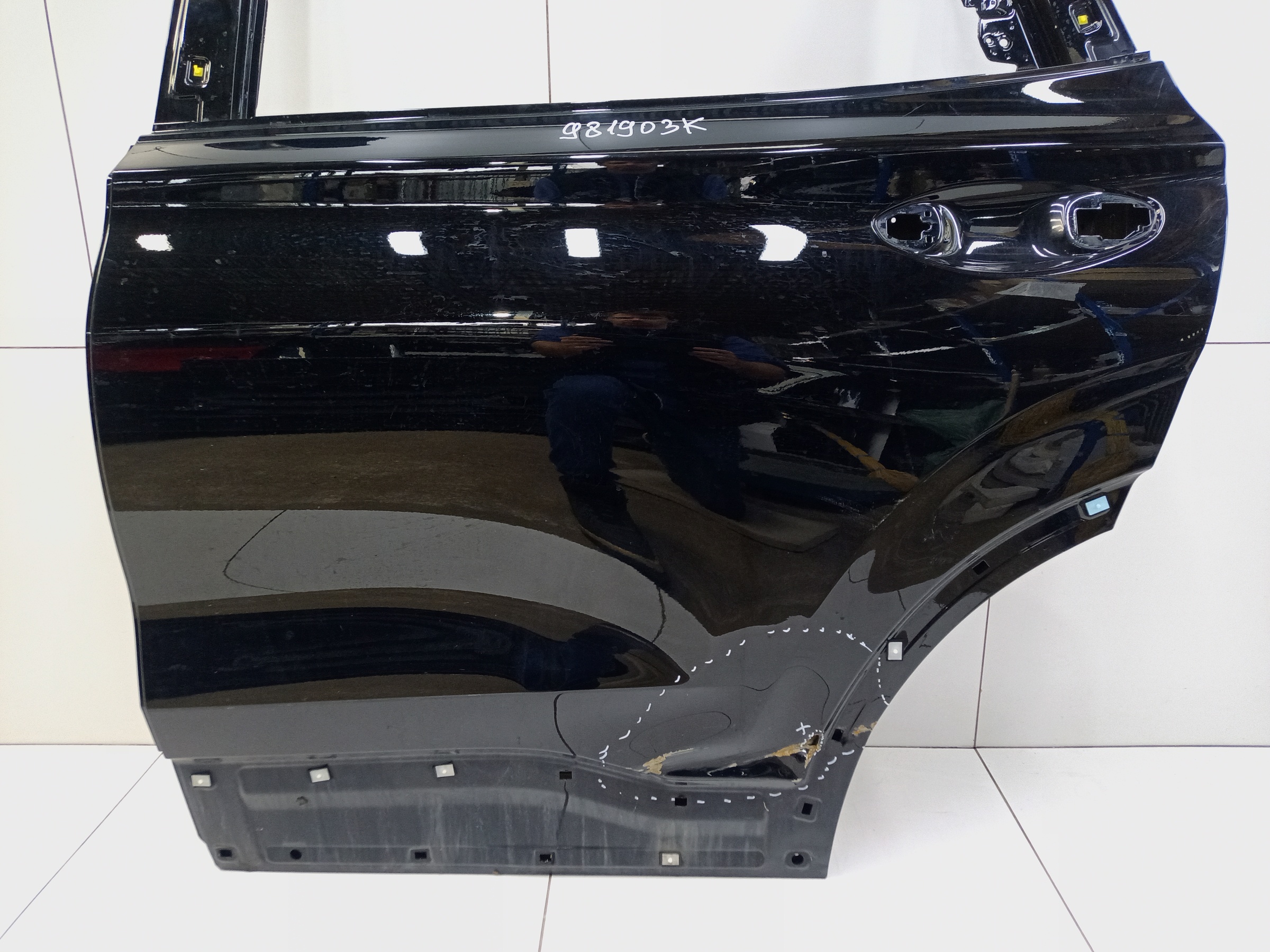 Дверь задняя левая Hyundai Santa Fe 4