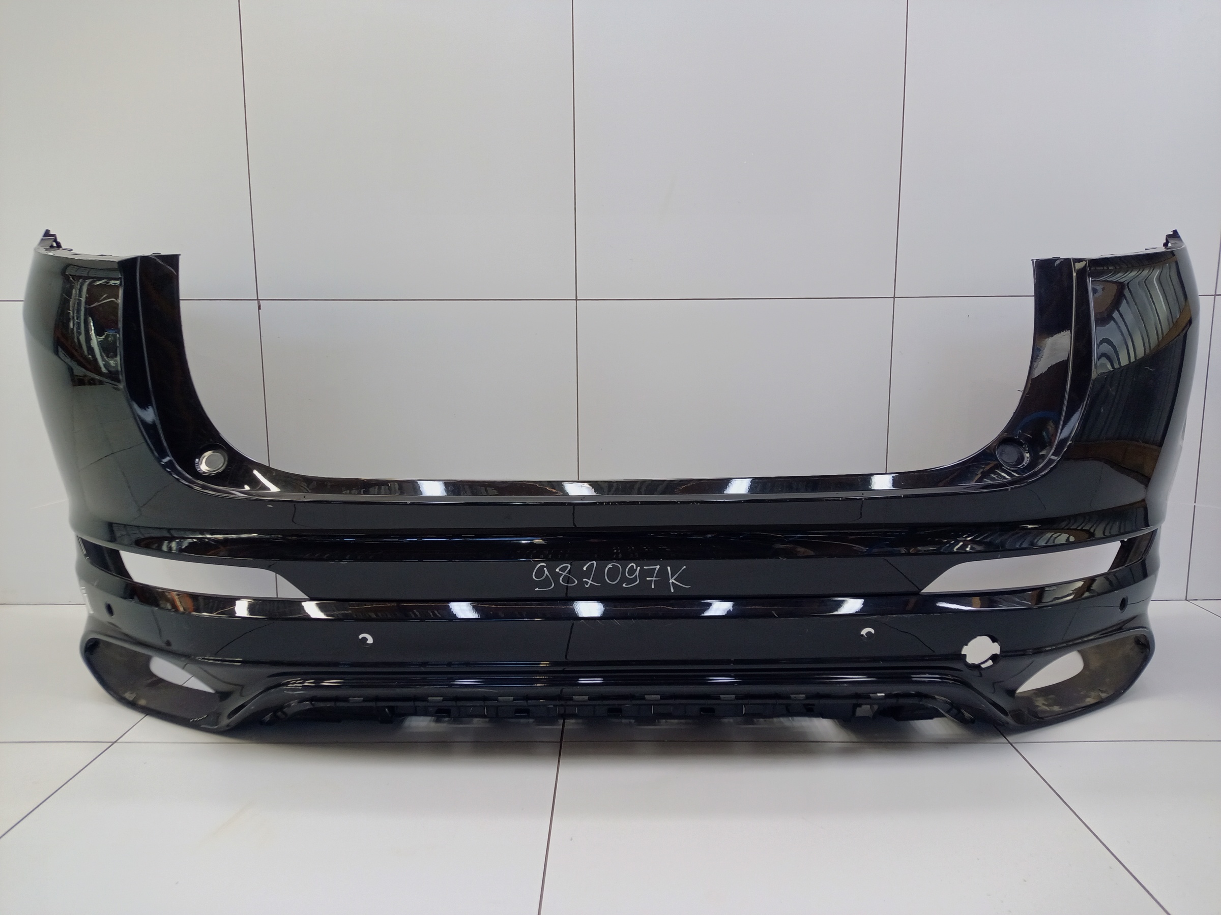 Бампер задний верхняя часть Geely Tugella