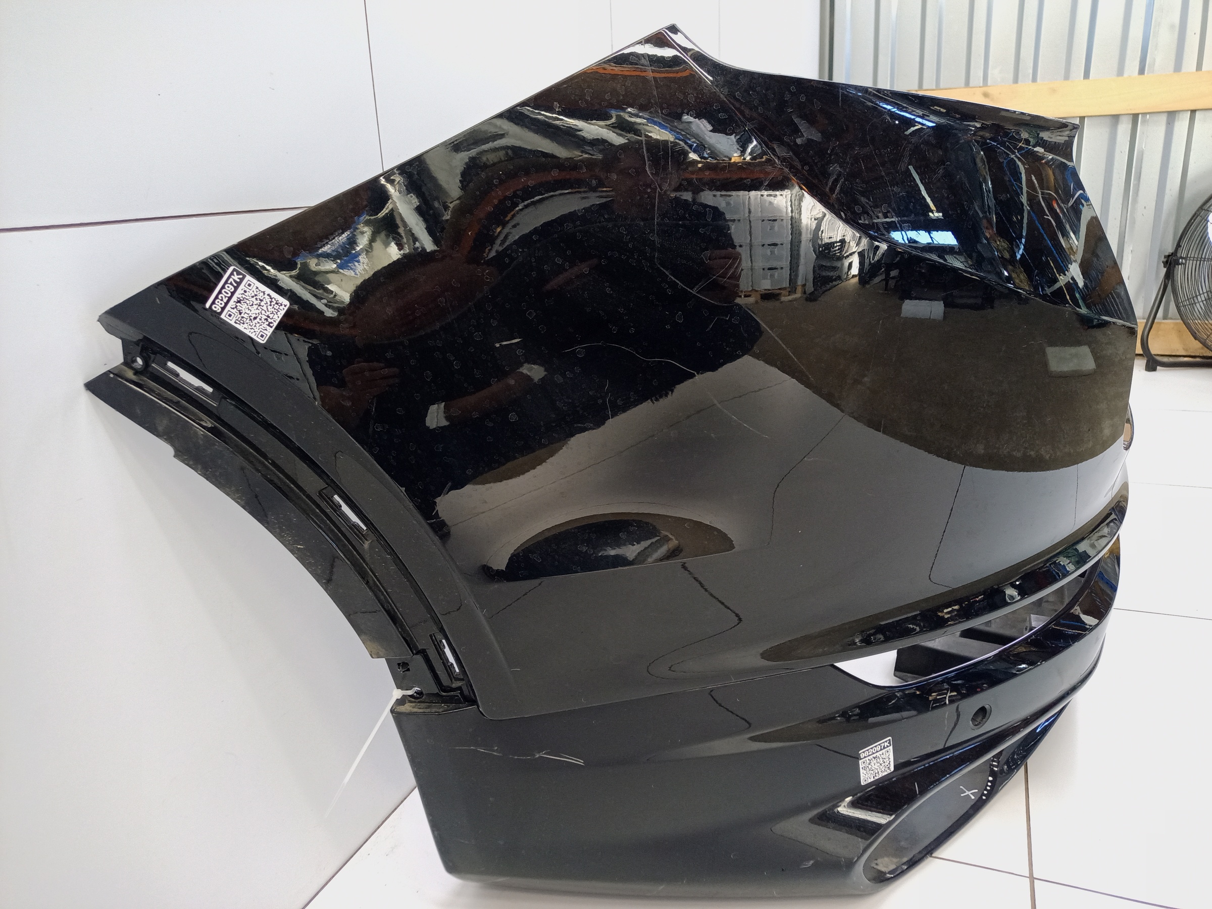 Бампер задний верхняя часть Geely Tugella