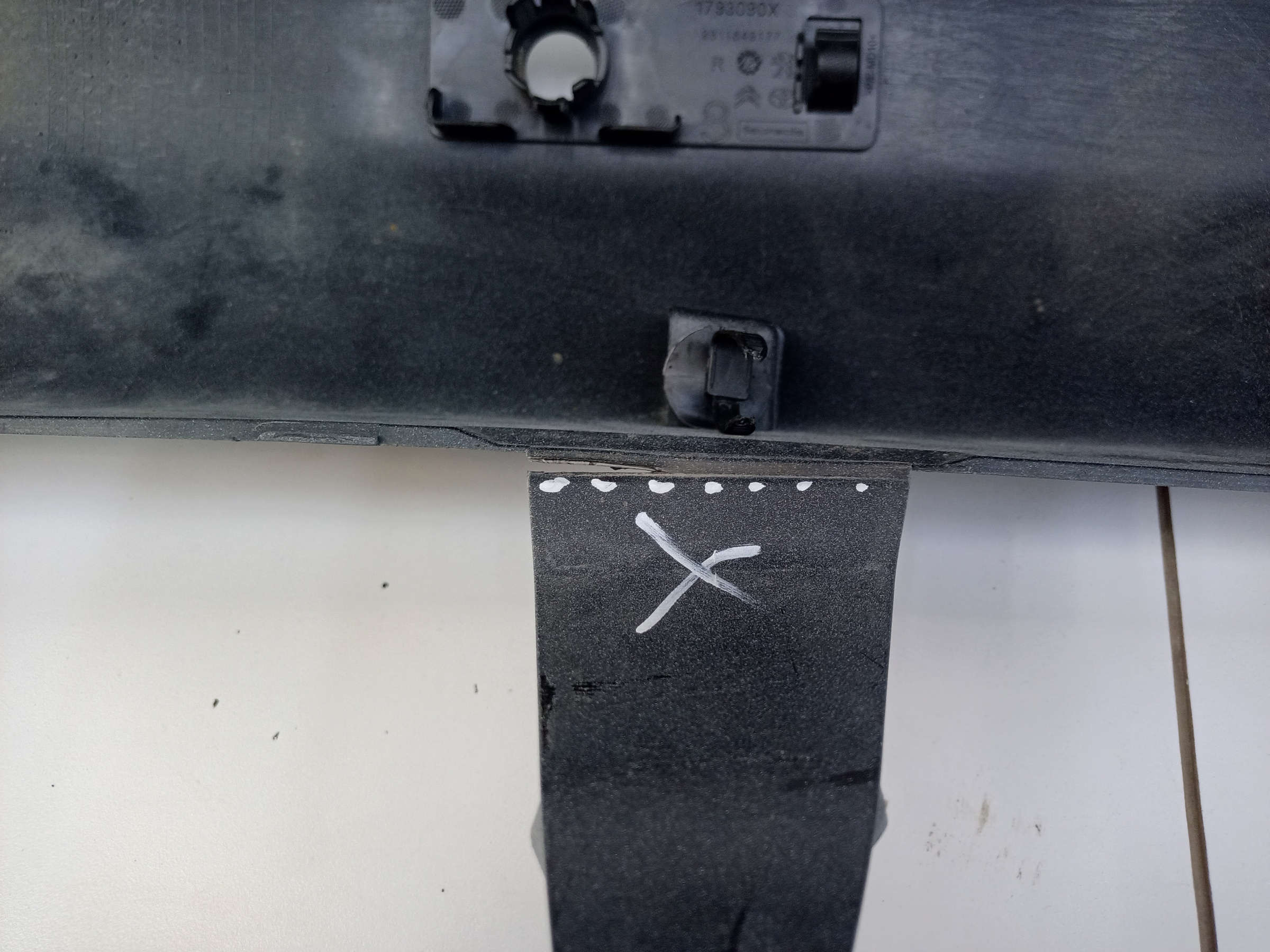 Бампер задний Peugeot Traveller крашеный