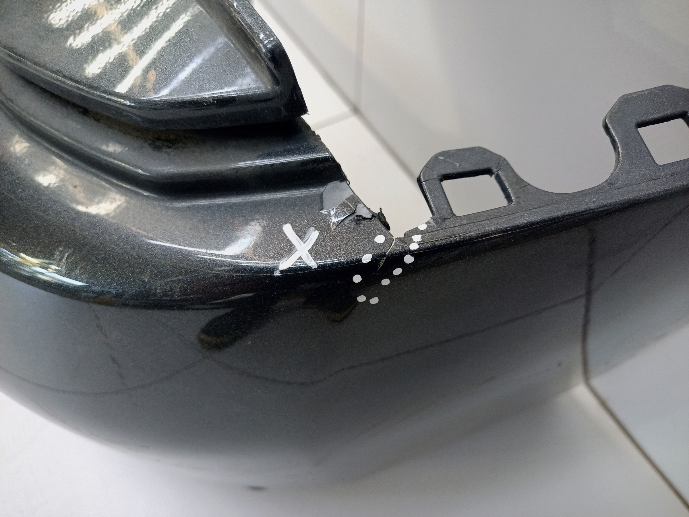 Бампер задний Peugeot Traveller крашеный