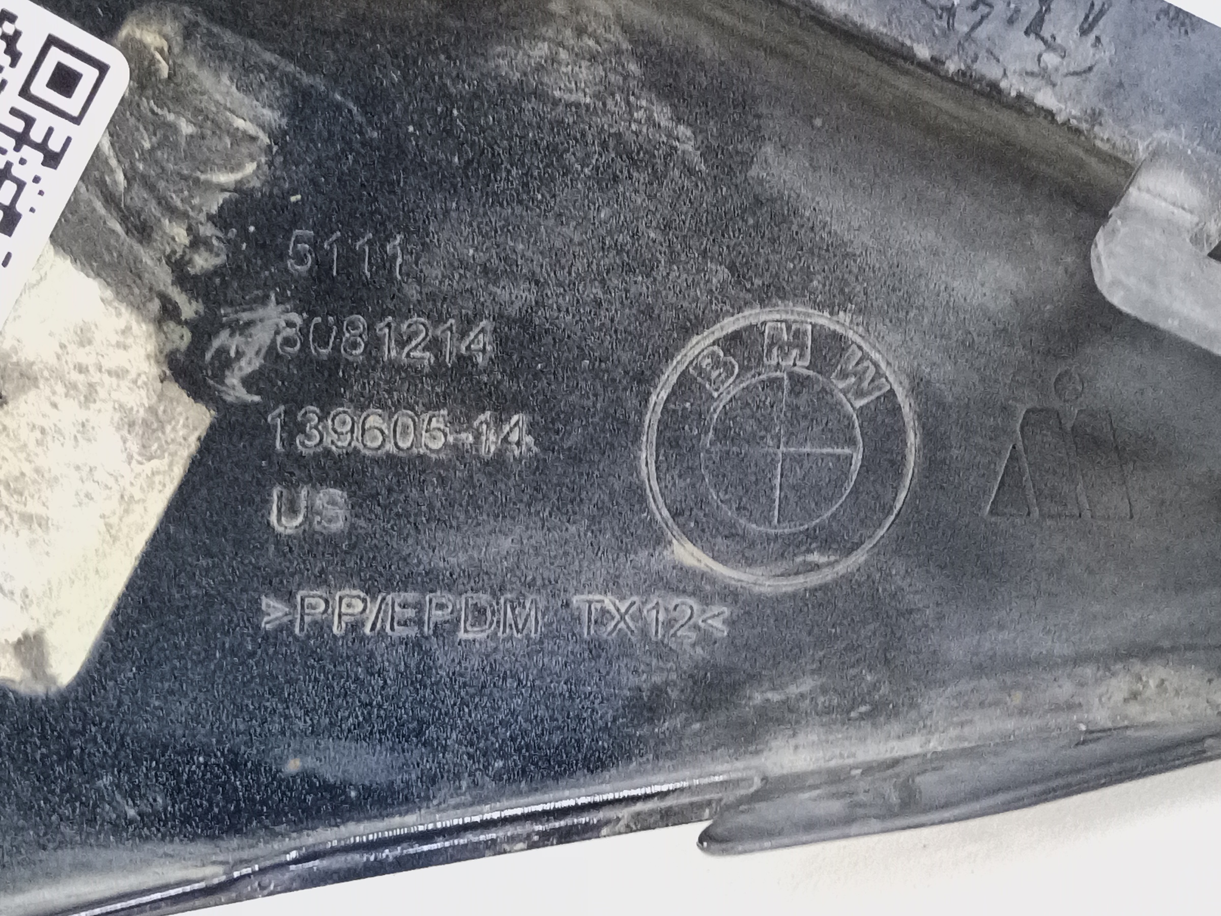Накладка переднего бампера правая BMW X3 G01 Restail M-Paket