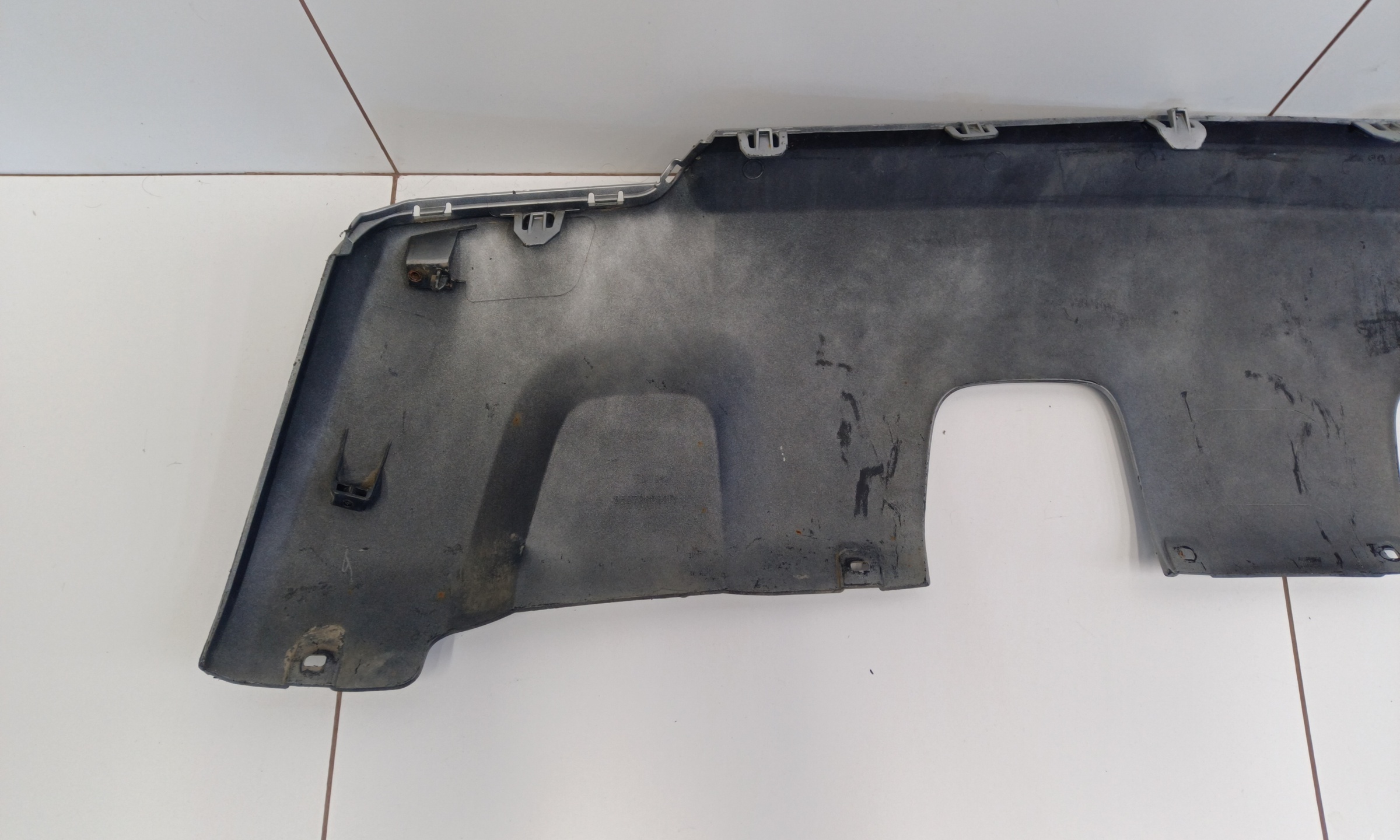Накладка заднего бампера Renault Duster 1 Restail
