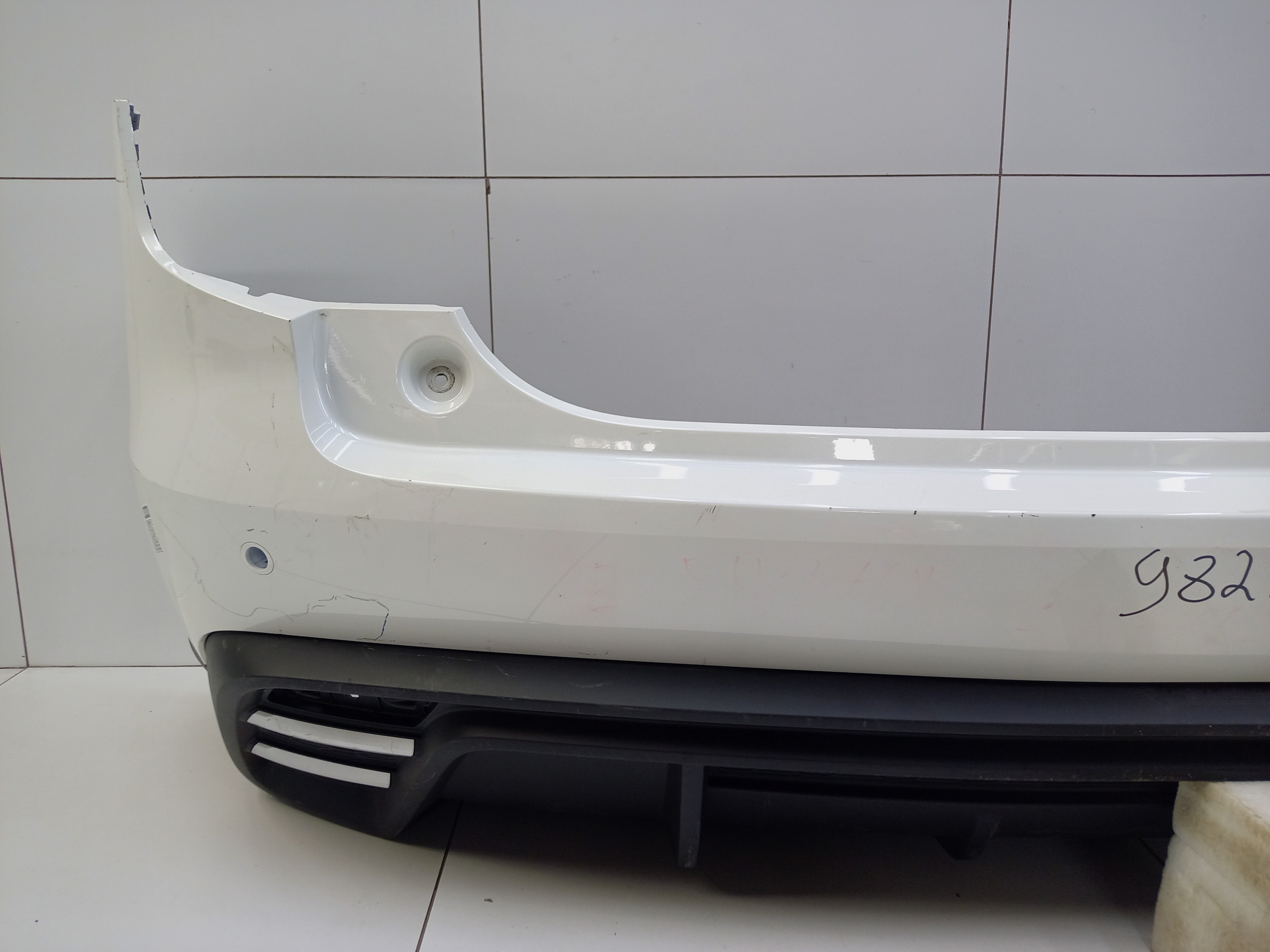 Бампер задний верхняя часть Haval Jolion Restail с отверстиями под накладки