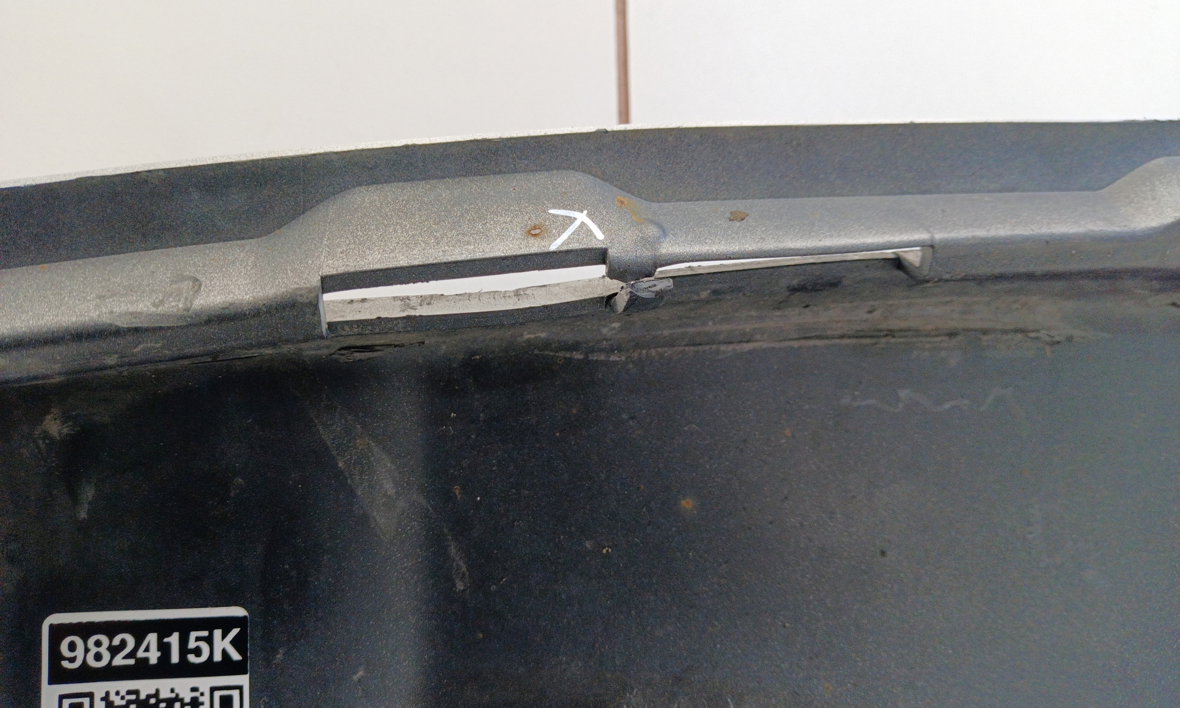 Накладка заднего бампера Volvo XC60 1 Restail