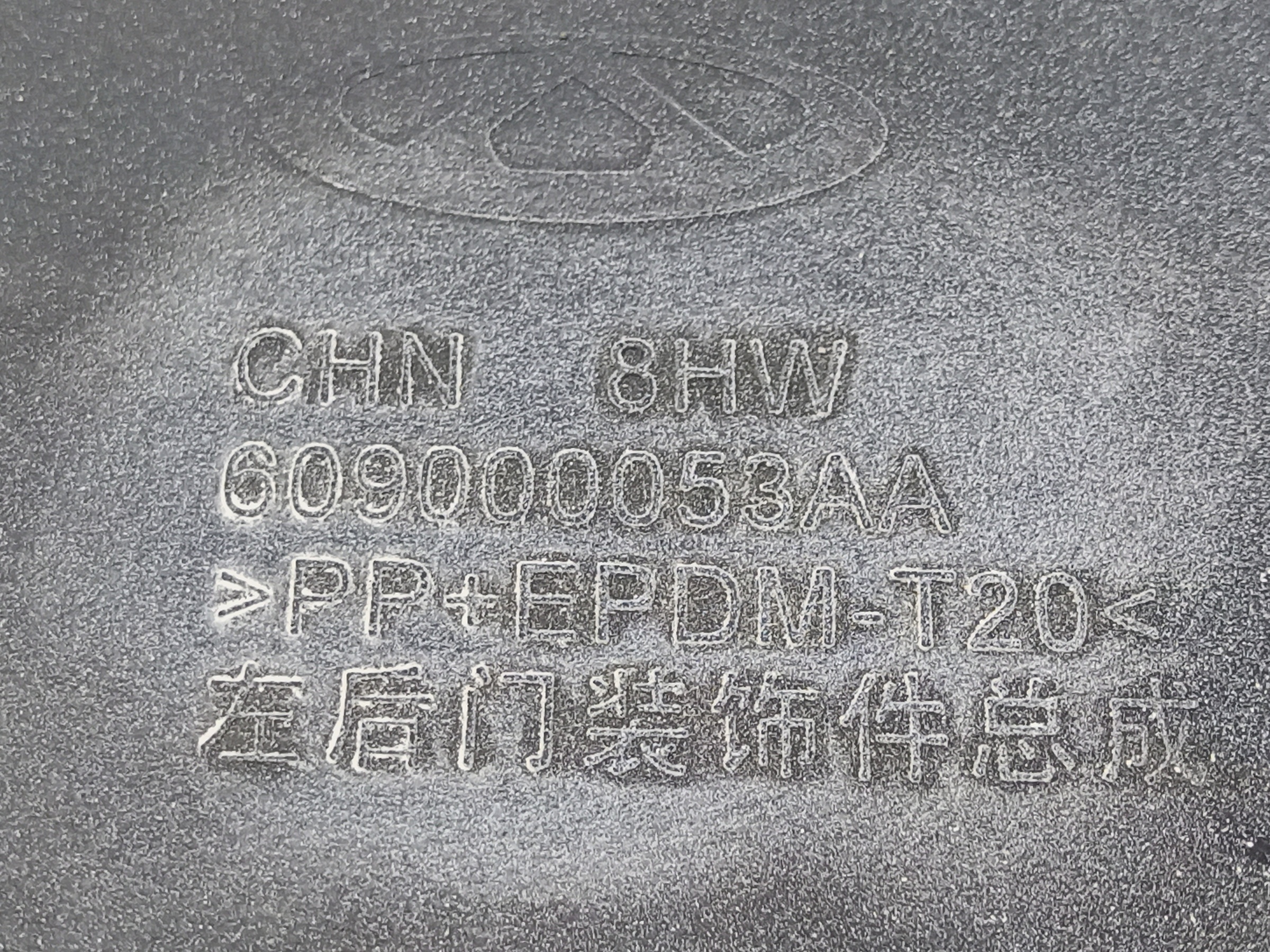 Накладка двери задней левой Chery Tiggo 8 pro