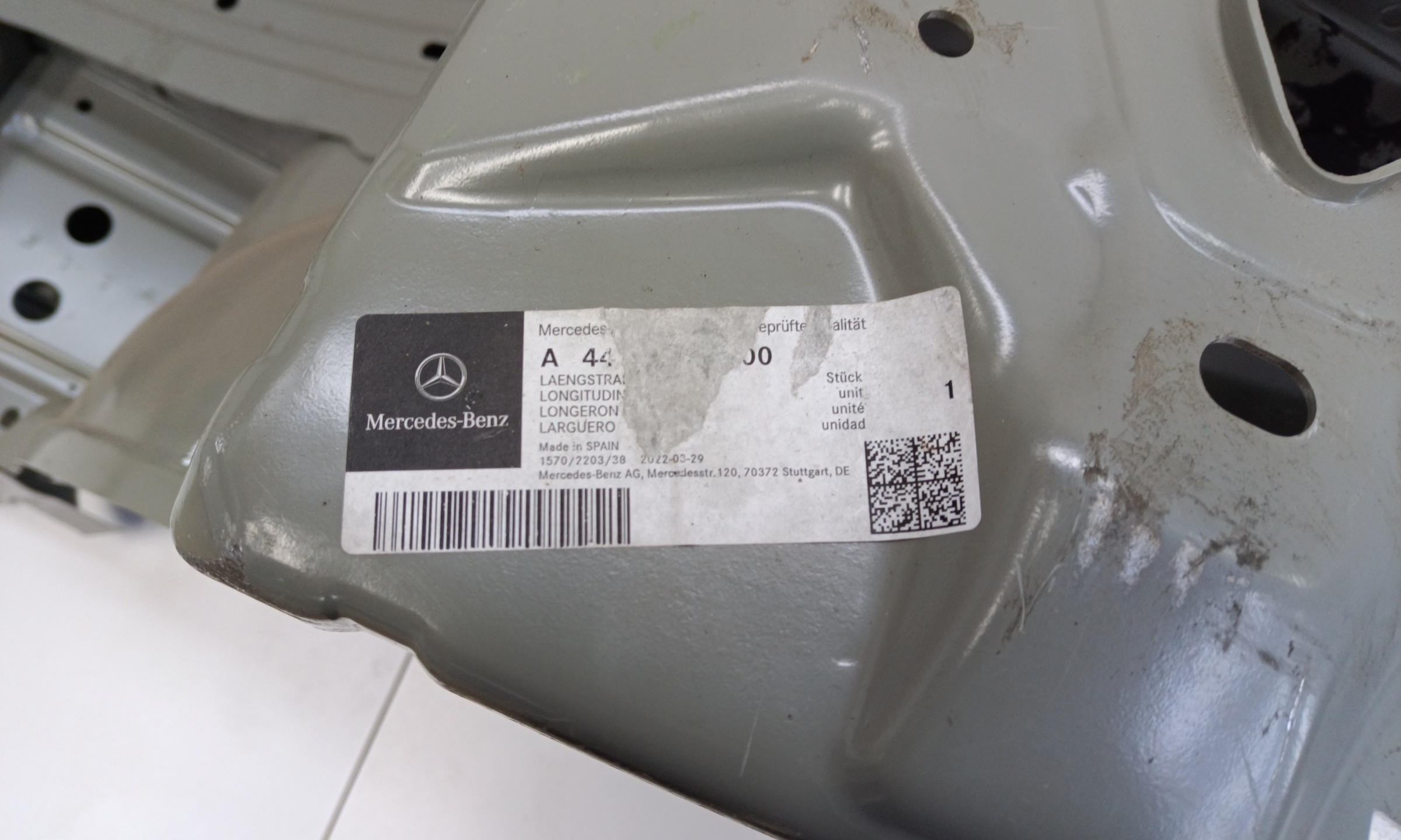 Лонжерон передний правый Mercedes-Benz Vito W447