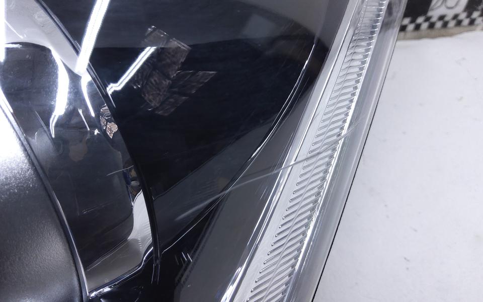 Фара передняя левая Hyundai Creta 1 галоген линза ДХО черная