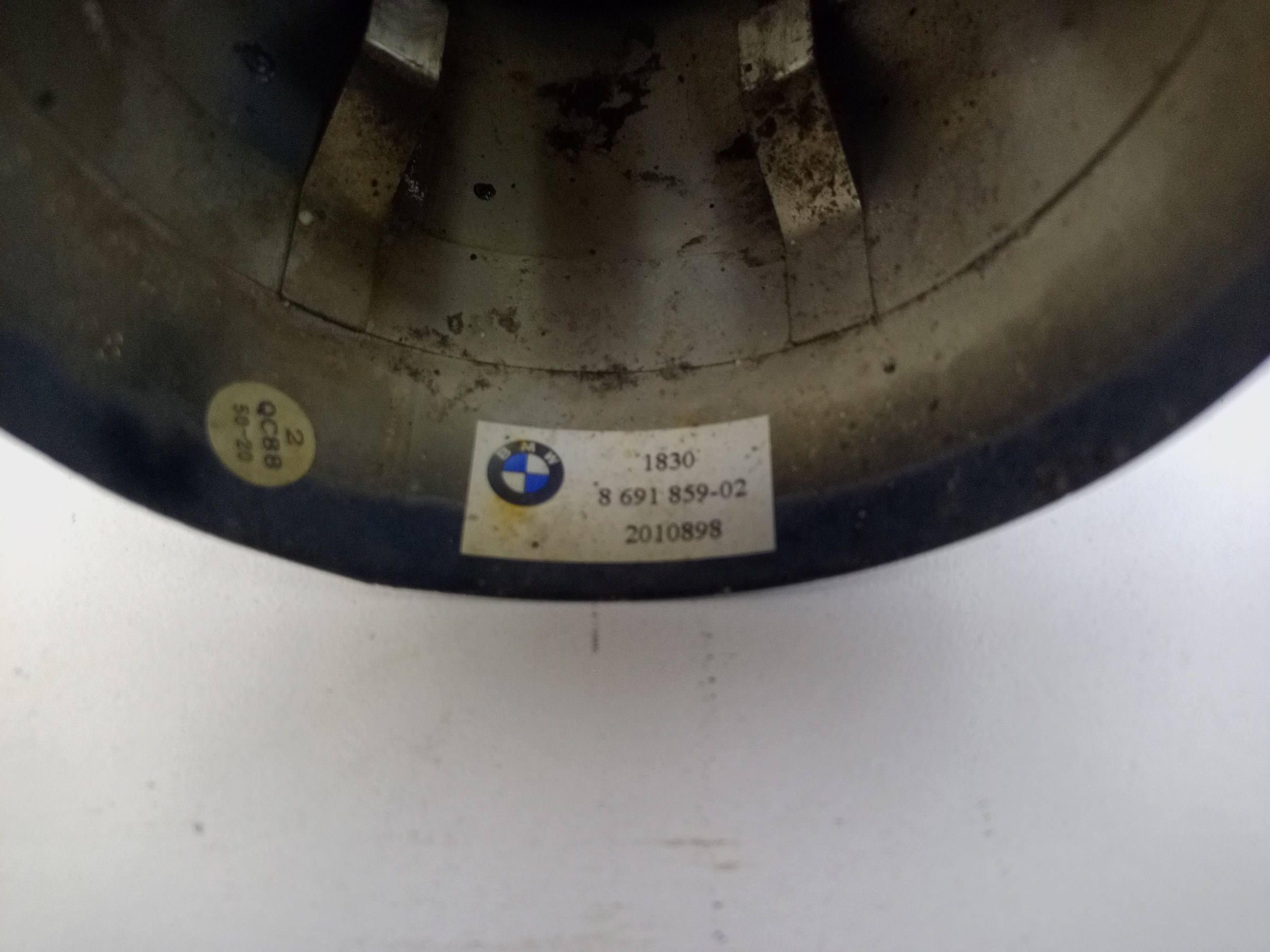 Насадка глушителя BMW X3 G01 чёрный хром