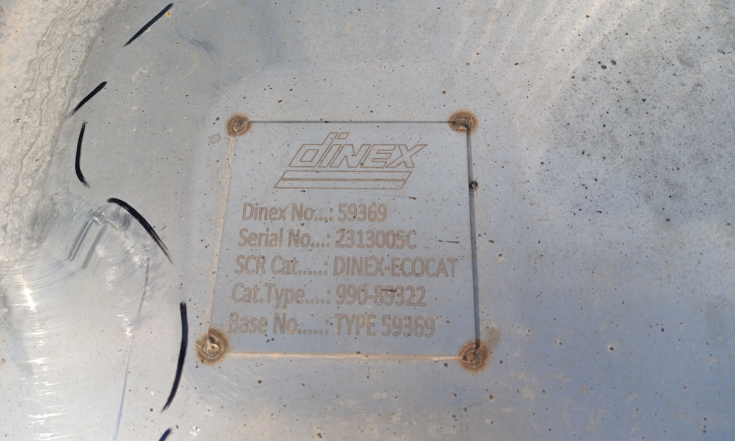 Глушитель нейтрализатор Камаз 54901 " Dinex "