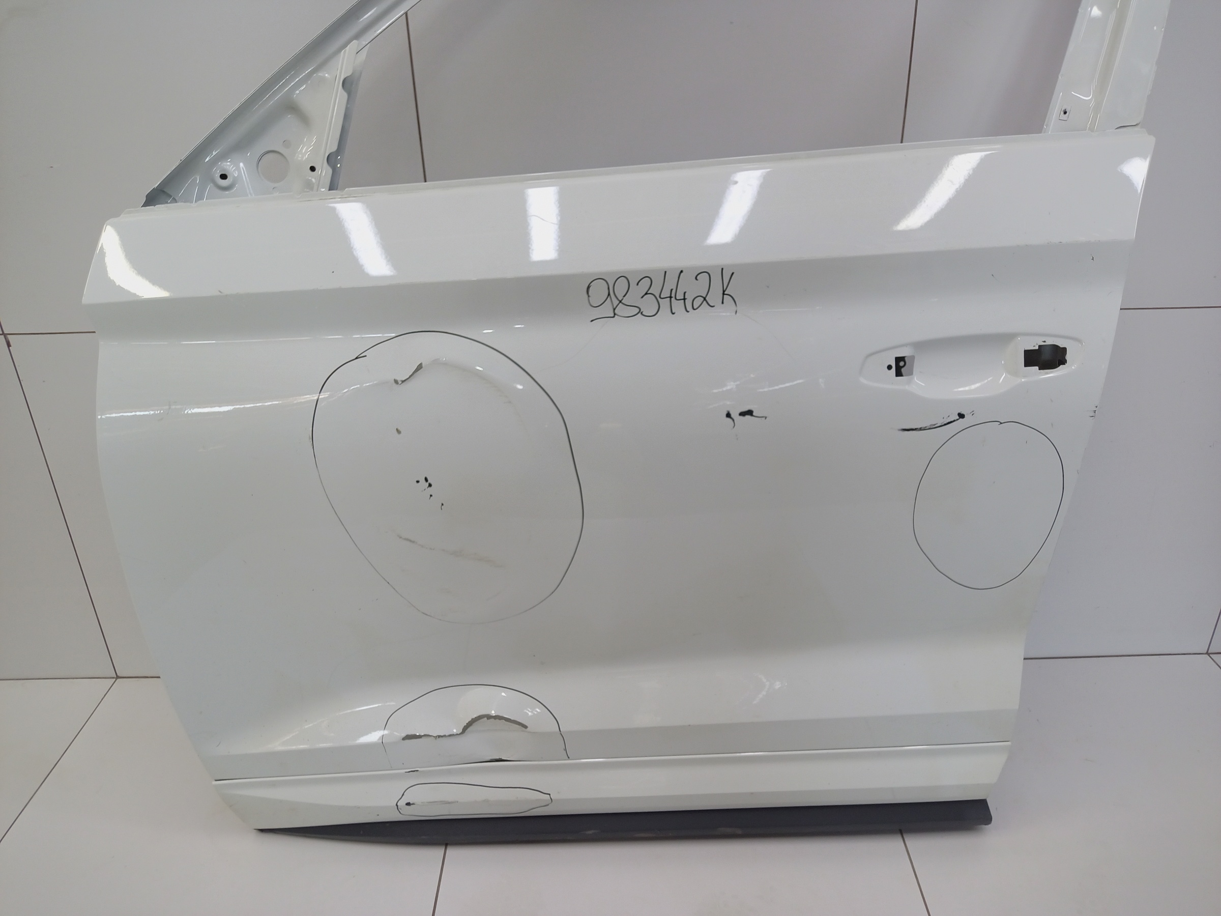 Дверь передняя левая Skoda Kodiaq