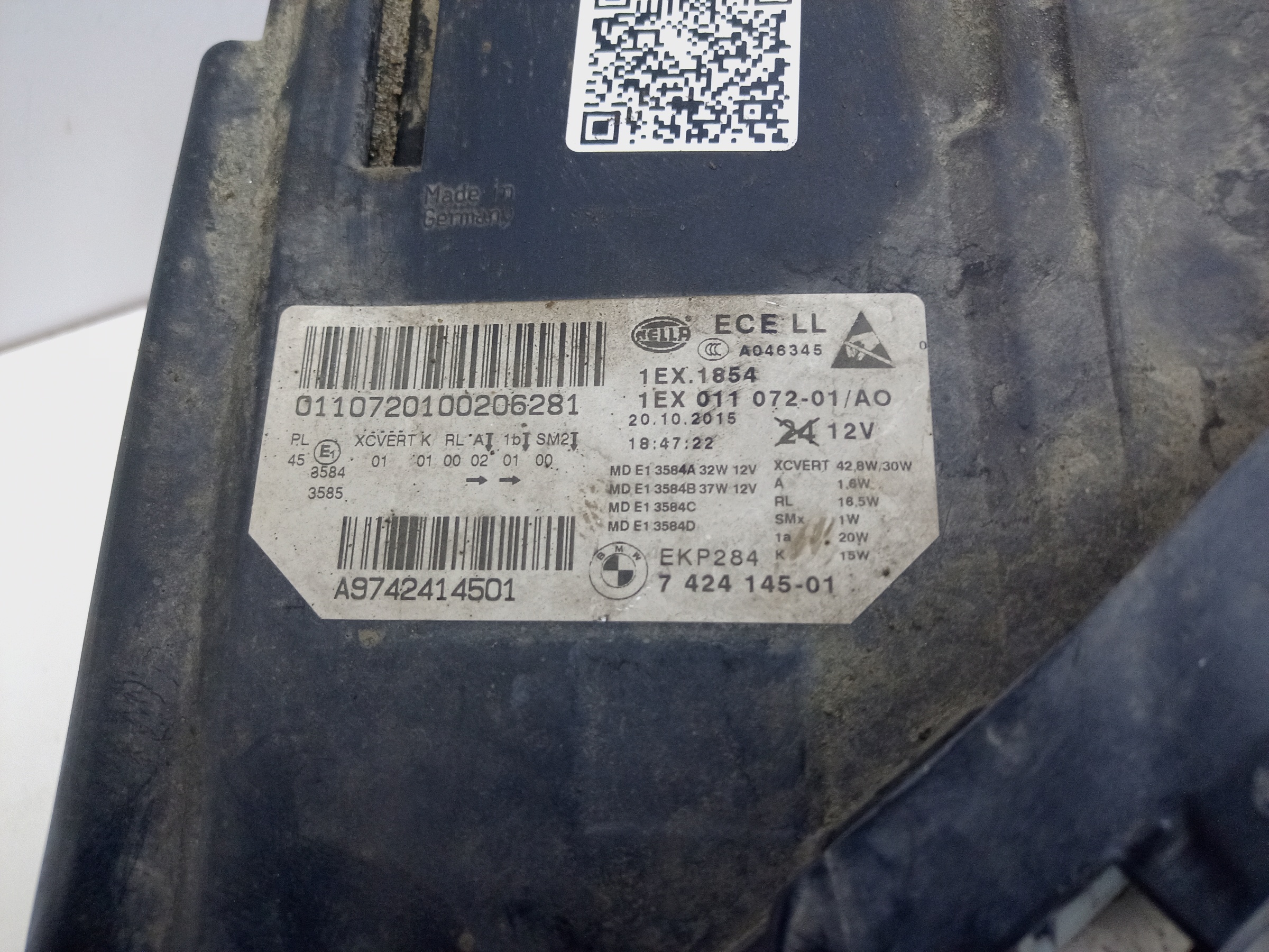 Фара передняя левая BMW 5er F10 Restail LED адаптив