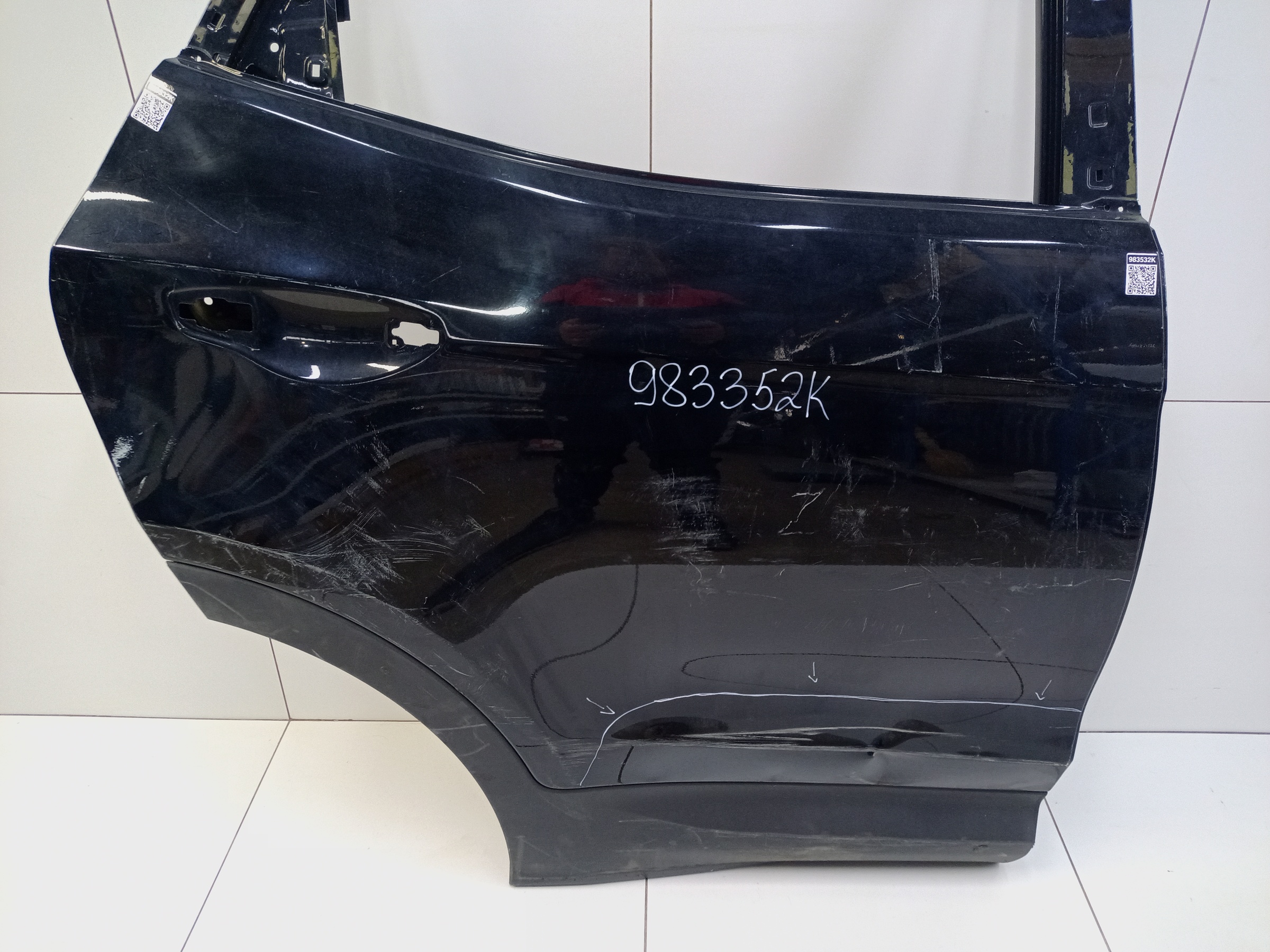 Дверь задняя правая Hyundai Santa Fe 3