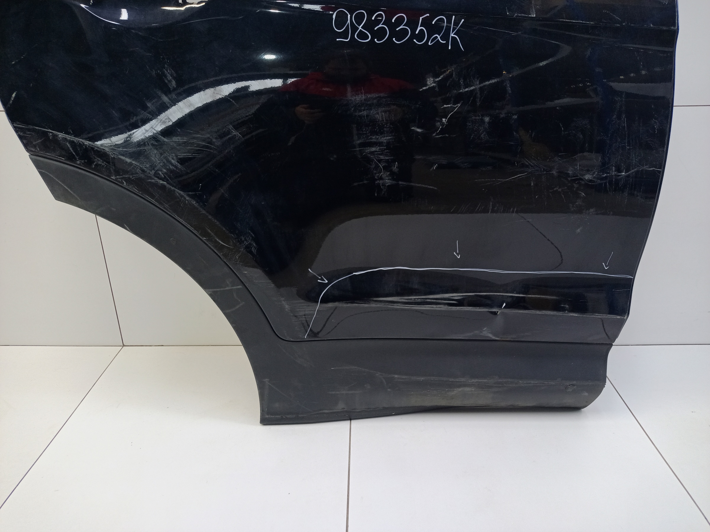 Дверь задняя правая Hyundai Santa Fe 3