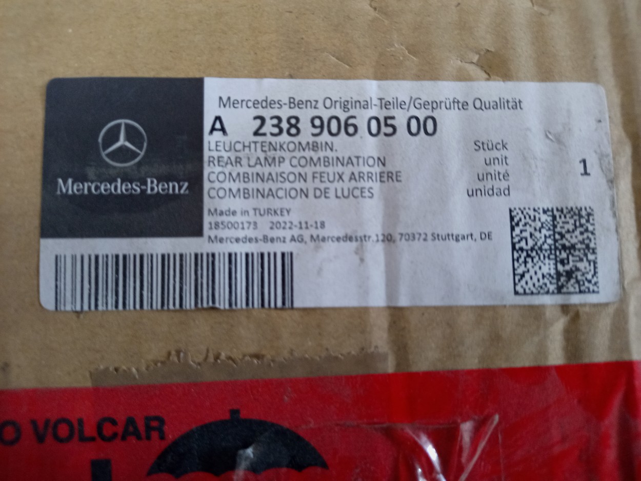 Фонарь задний левый наружный Mercedes Benz E-klasse C238 Coupe