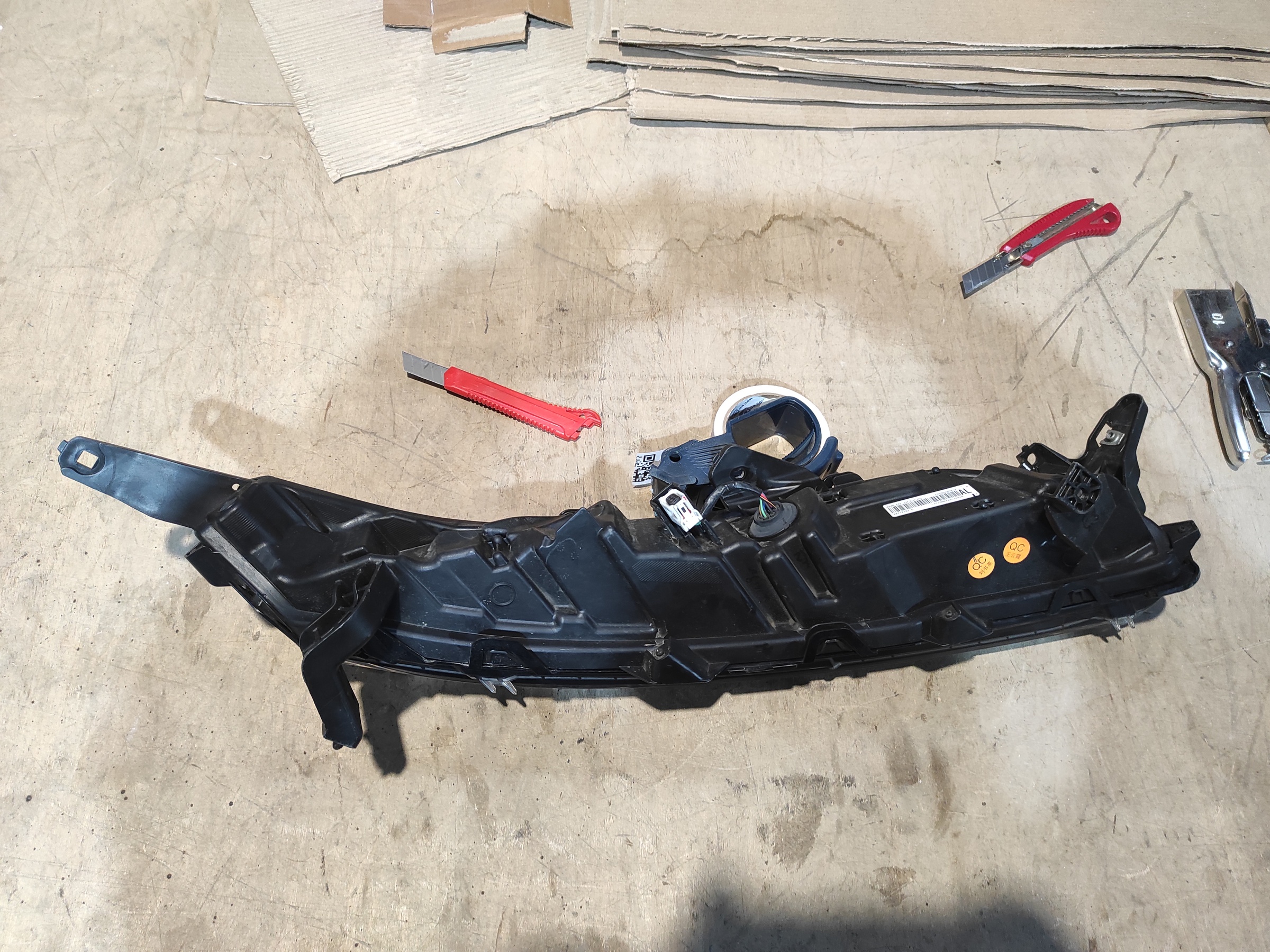 Фара ДХО передняя левая верхняя Mitsubishi Eclipse Cross Restail LED