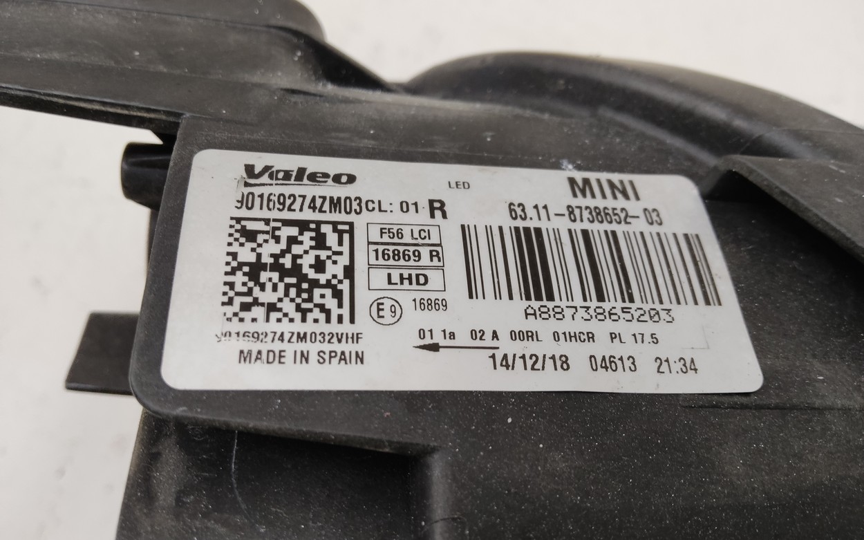 Фара передняя правая Mini Cooper F56 Restail LED