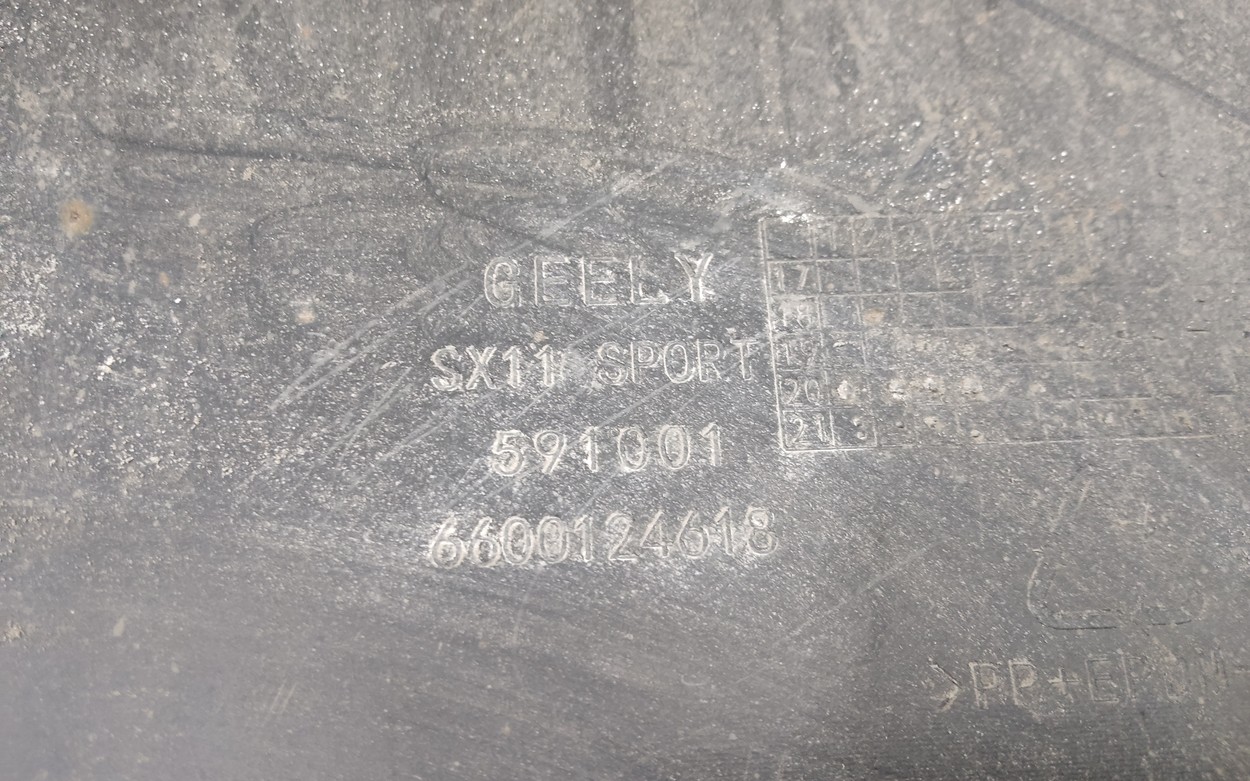 Бампер задний средняя часть Geely Coolray