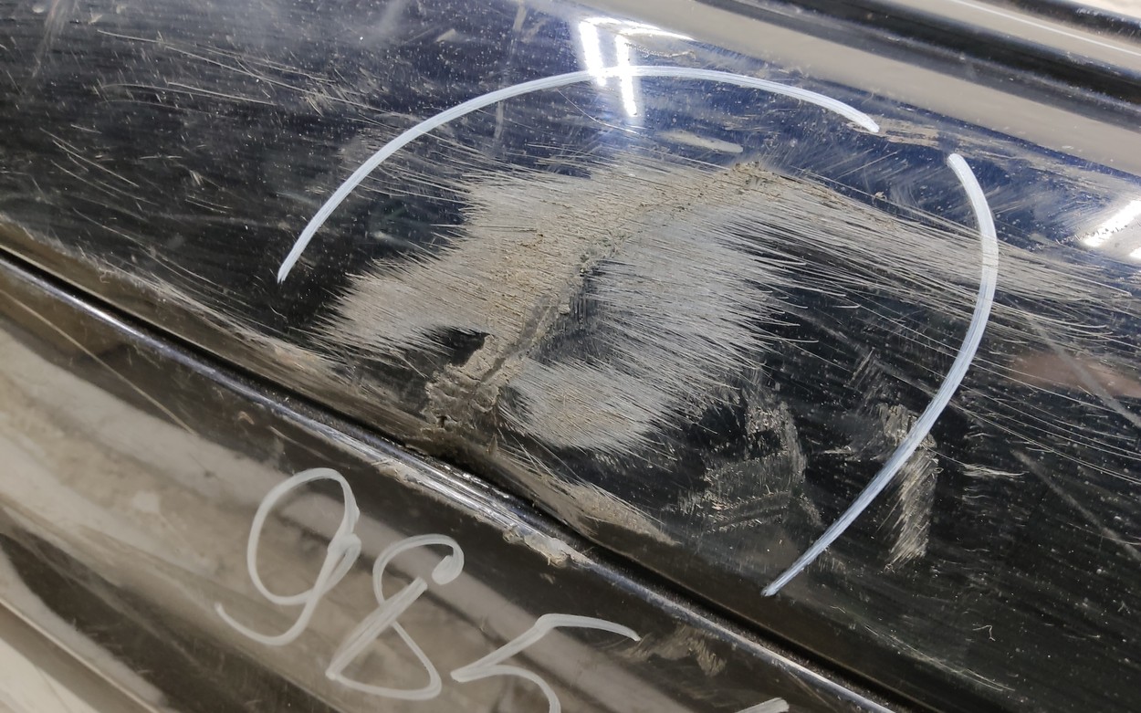 Бампер задний верхняя часть Audi Q7 2