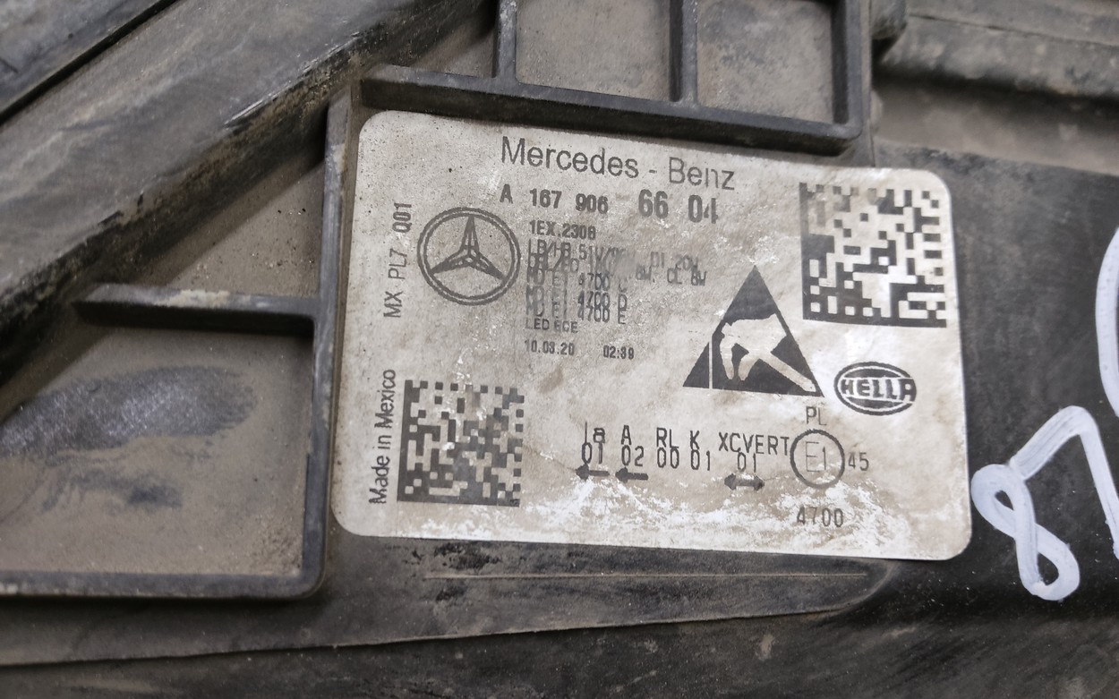 Фара передняя правая Mercedes Benz GLE-klasse V167