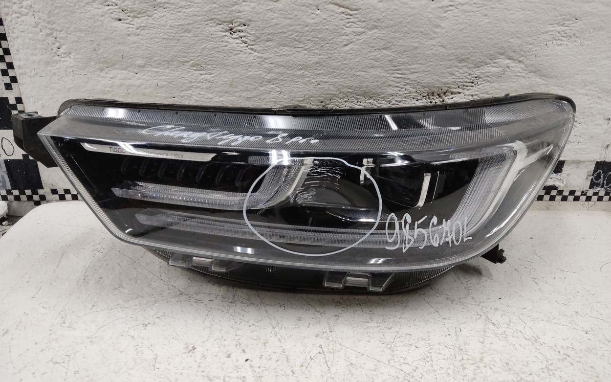 Фара передняя левая Chery Tiggo 8 Pro LED 10 контактов