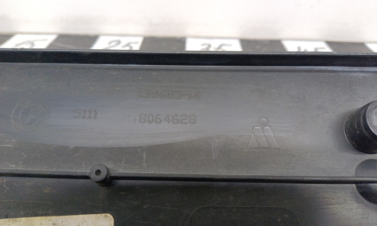 Накладка переднего бампера под номерной знак BMW X3 G01