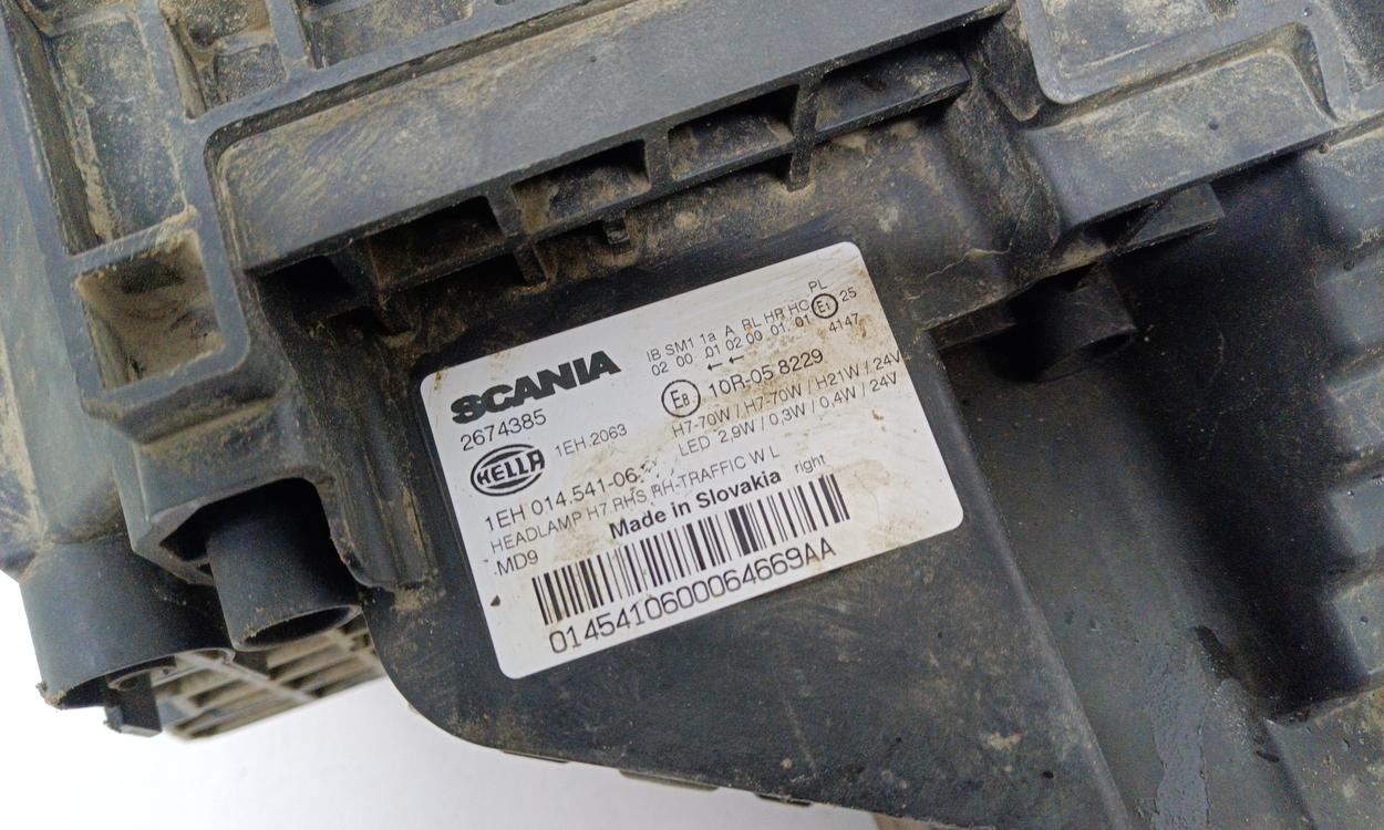 Фара передняя правая Scania 6 R Series галоген с ДХО