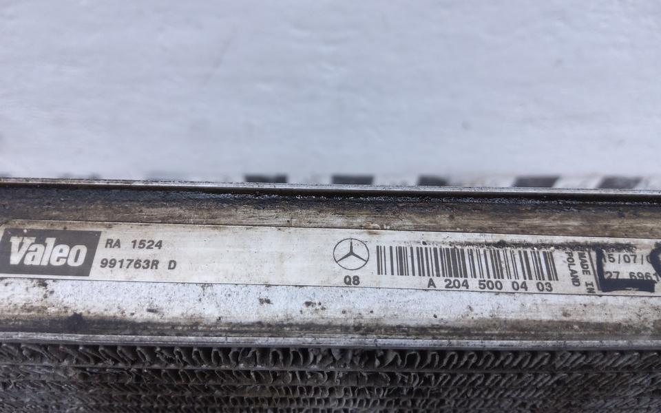 Радиатор охлаждения двигателя Mercedes Benz C-klasse W204