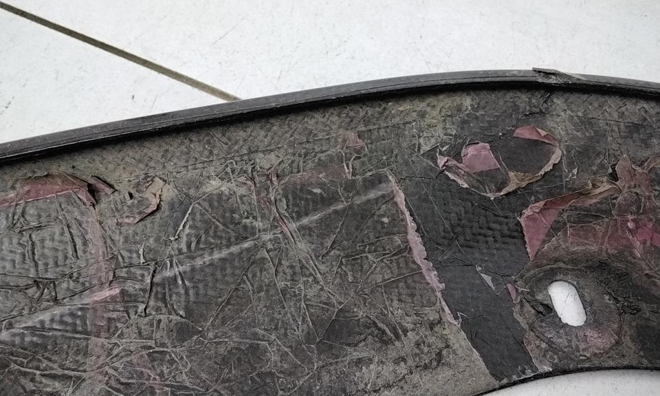 Накладка переднего бампера левая карбон BMW 3er G20 M-Paket