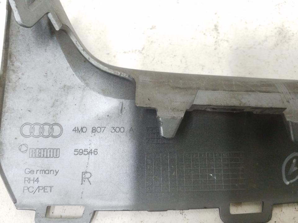Накладка переднего бампера правая Audi Q7 2 Restail