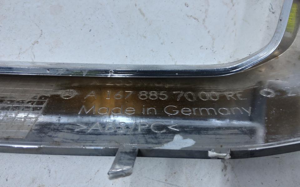 Накладка хром заднего бампера правая Mercedes-Benz GLE-Klasse V167