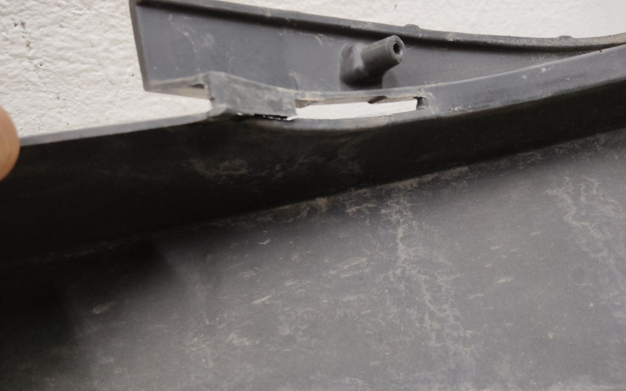 Юбка переднего бампера Hyundai Tucson 4