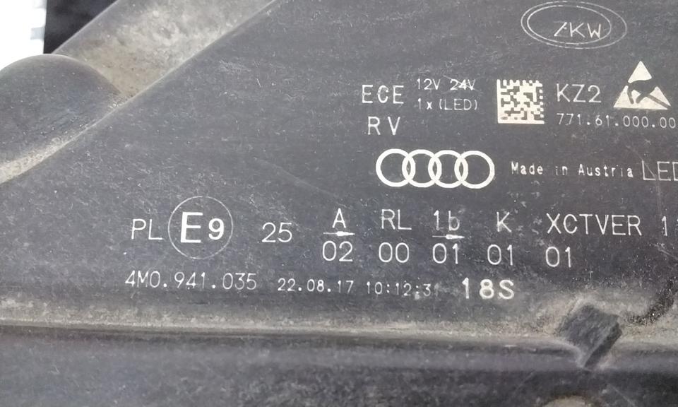 Фара передняя левая Audi Q7 2 LED